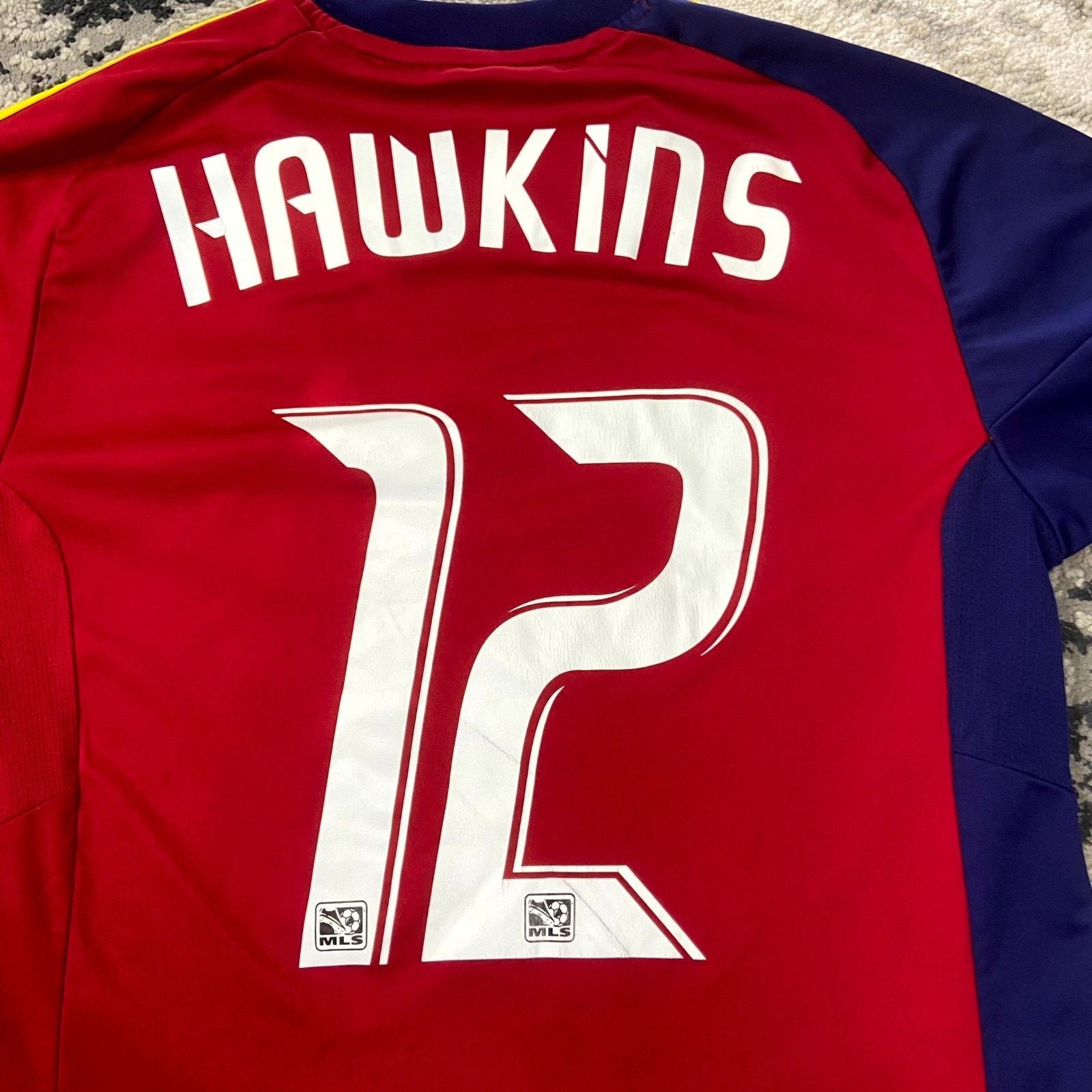 Adidas Adidas Jersey Real Salt Lake Sz S Y2K MLS Soccer Club Hawkin Size US S / EU 44-46 / 1 - 11 Thumbnail