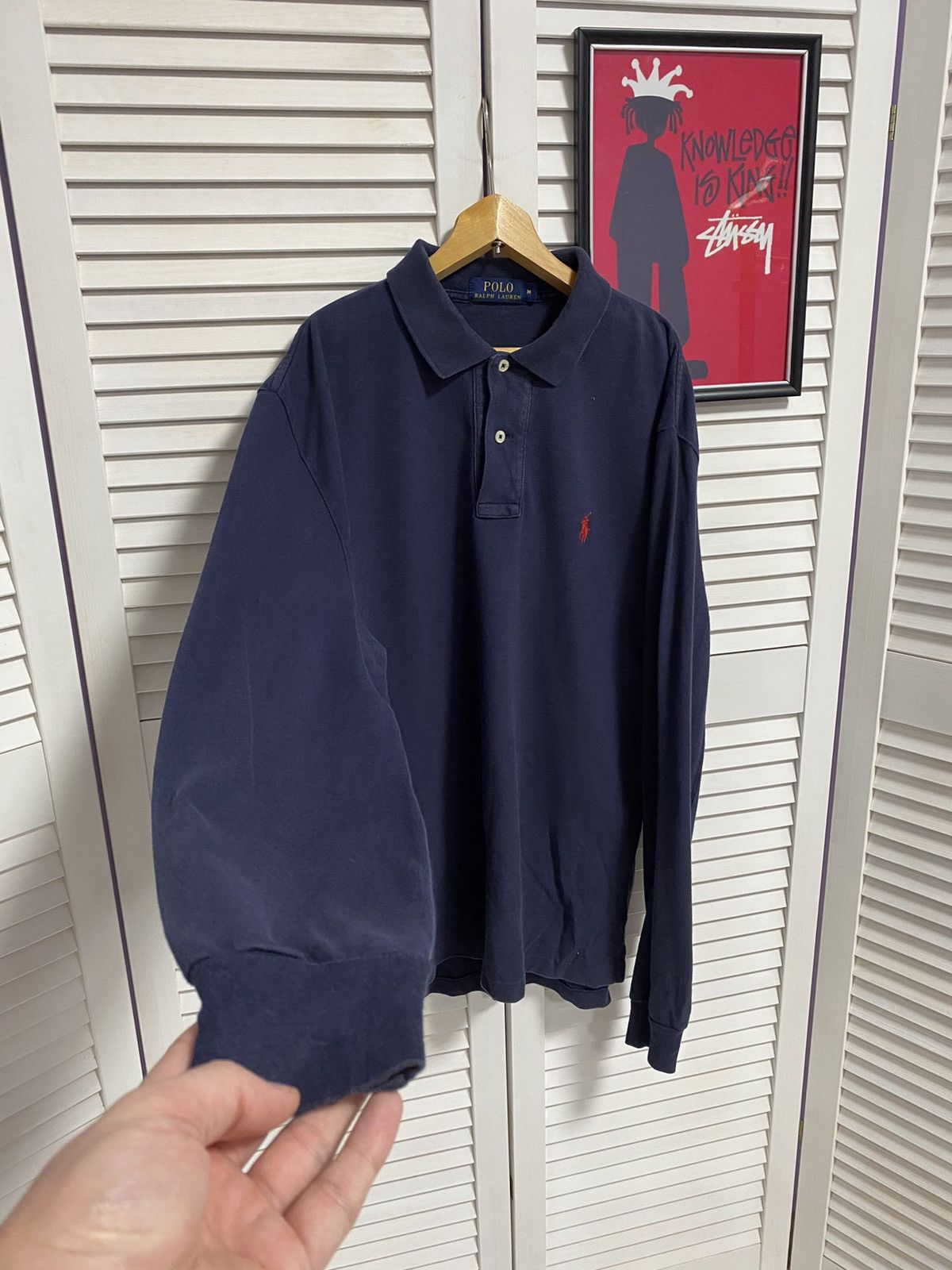 Polo Ralph Lauren × Ralph Lauren × Vintage Vintage Polo Long Sleeve Ralph Lauren Rugby Logo Chief Keef Size US M / EU 48-50 / 2 - 2 Thumbnail