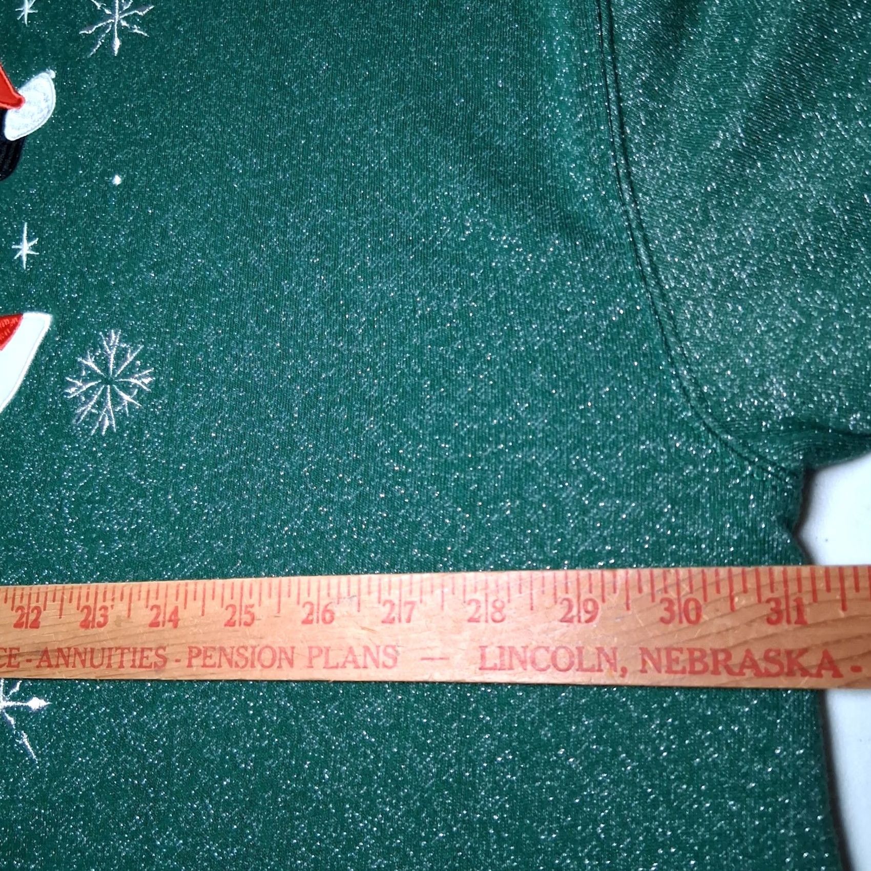 Vintage VINTAGE Disney Parks Christmas Sweatshirt Women Plus Size 3X Green Glitter Mickey Minnie Sweatshirt Size XXL / US 16-18 / IT 52-54 - 6 Thumbnail