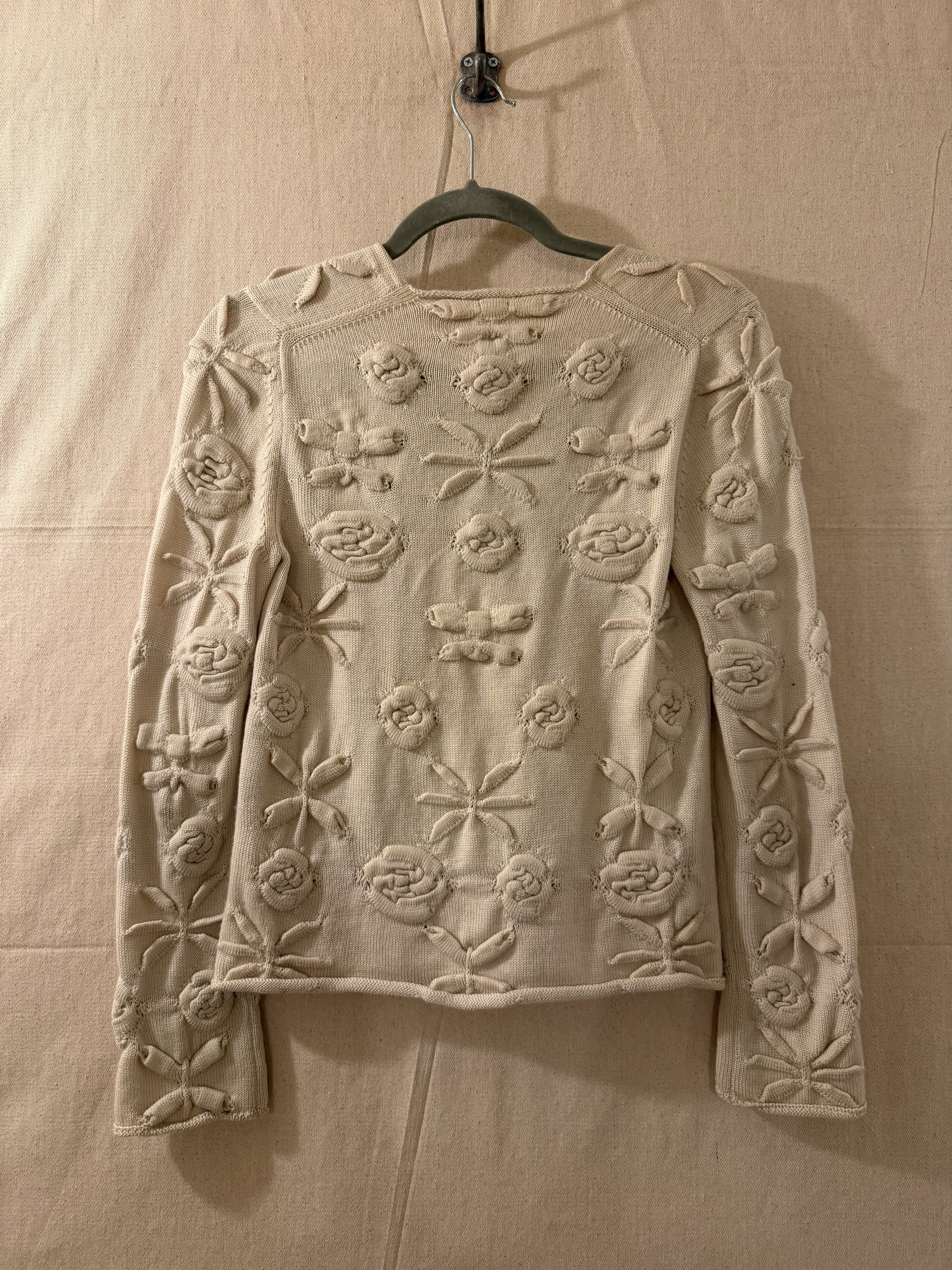 Comme des Garcons Vintage Comme des Garçons textured knit top Size S / US 4 / IT 40 - 4 Thumbnail