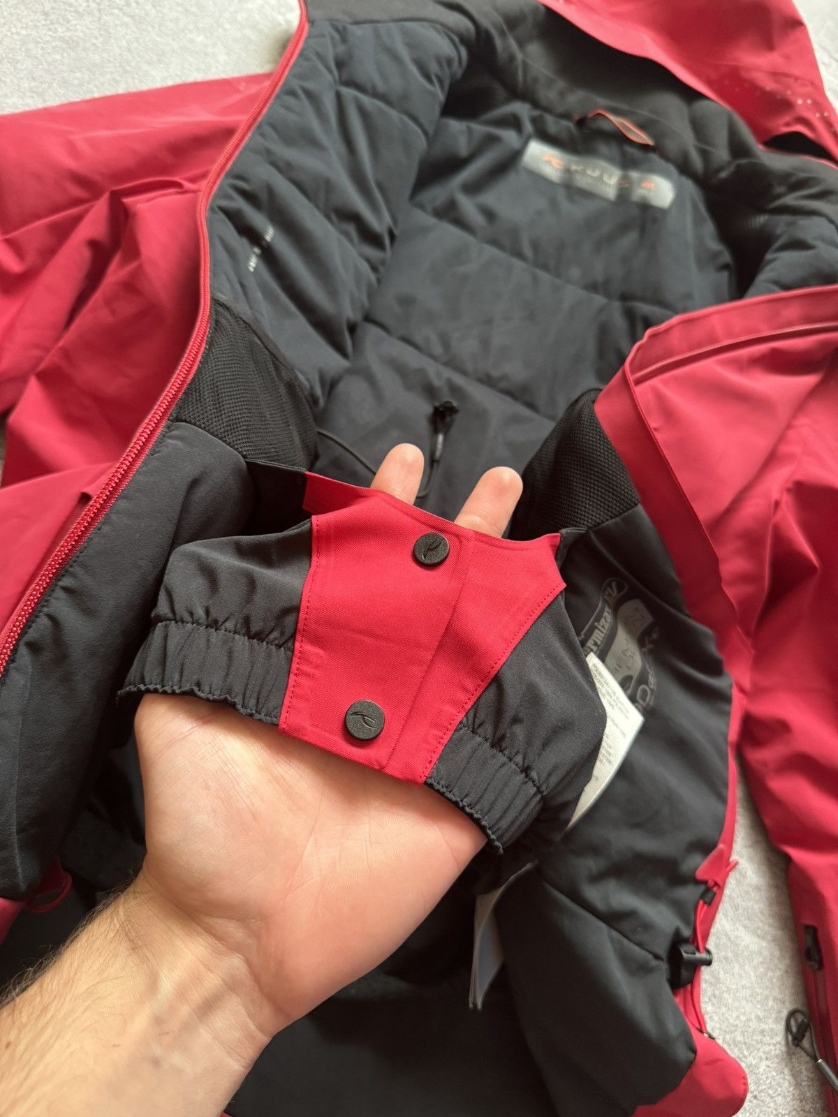 KJUS Kjus L Ladies light speed jacket down hooded puffer outdoor Size L / US 10 / IT 46 - 17 Thumbnail