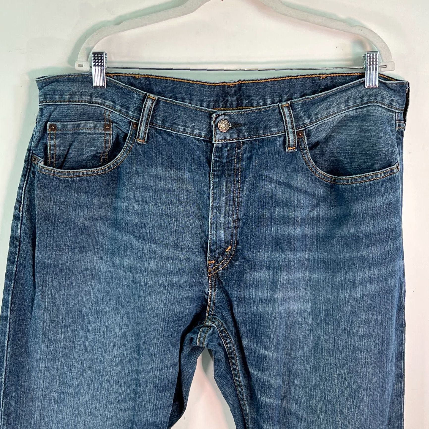 Levi's Levi's 559 Mens Denim Blue Flat Front Straight Jeans Size 40X32 Denim Blue 559 Jeans Mens Regular 40 32 Blue 5-Pocket Design C Size US 40 / EU 56 - 3 Thumbnail