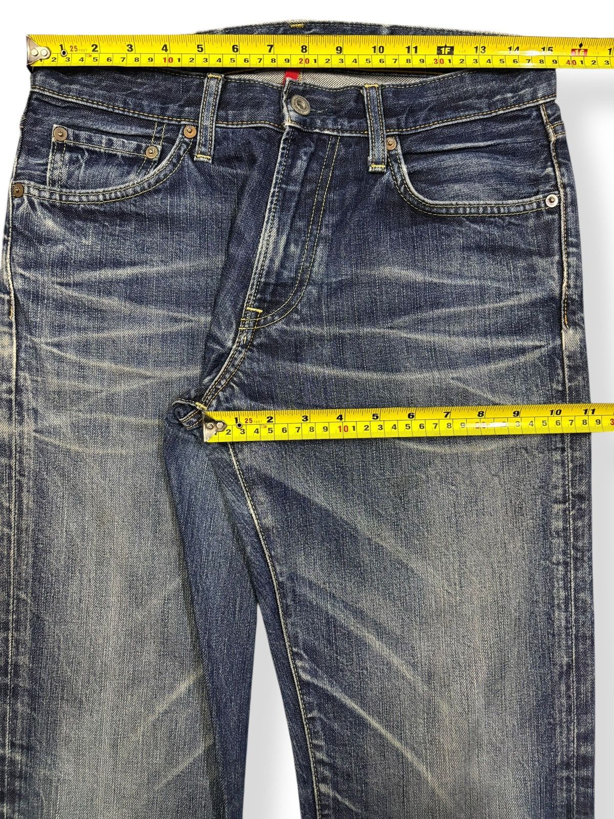 Undercover × Uniqlo Vintage Uniqlo S002 Regular Straight Distressed Grunge Jeans Size US 30 / EU 46 - 15 Thumbnail
