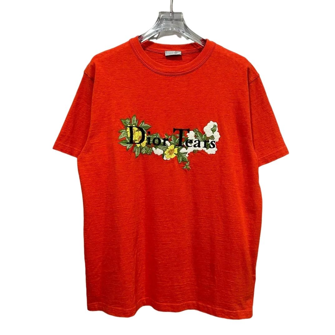 Dior Dior x Dior Tears Floral Embroidered T-Shirt L Size US L / EU 52-54 / 3 - 1 Thumbnail