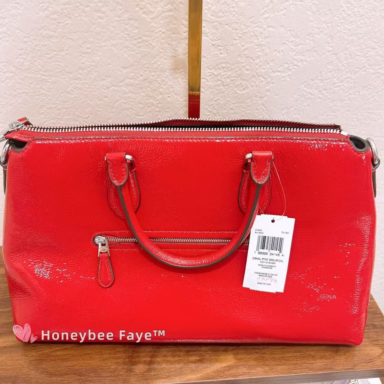 Coach Georgia Satchel Bag CV942 red Size ONE SIZE - 5 Thumbnail