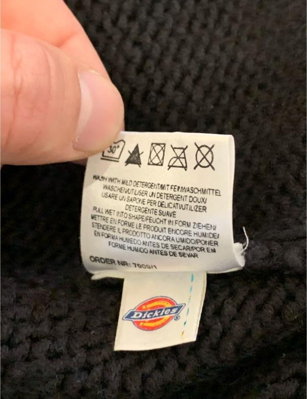 Dickies Dickies zip up sweater jumper black vintage Size US XL / EU 56 / 4 - 8 Thumbnail