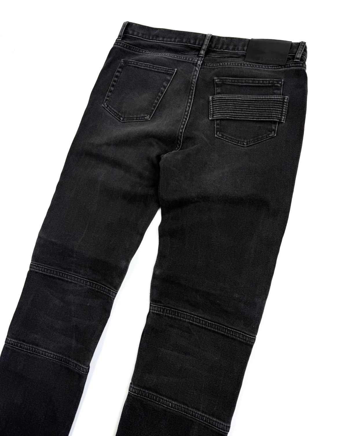 Givenchy Givenchy Zip Biker Black Jeans Washed Moto Archive Designer Size US 30 / EU 46 - 8 Thumbnail