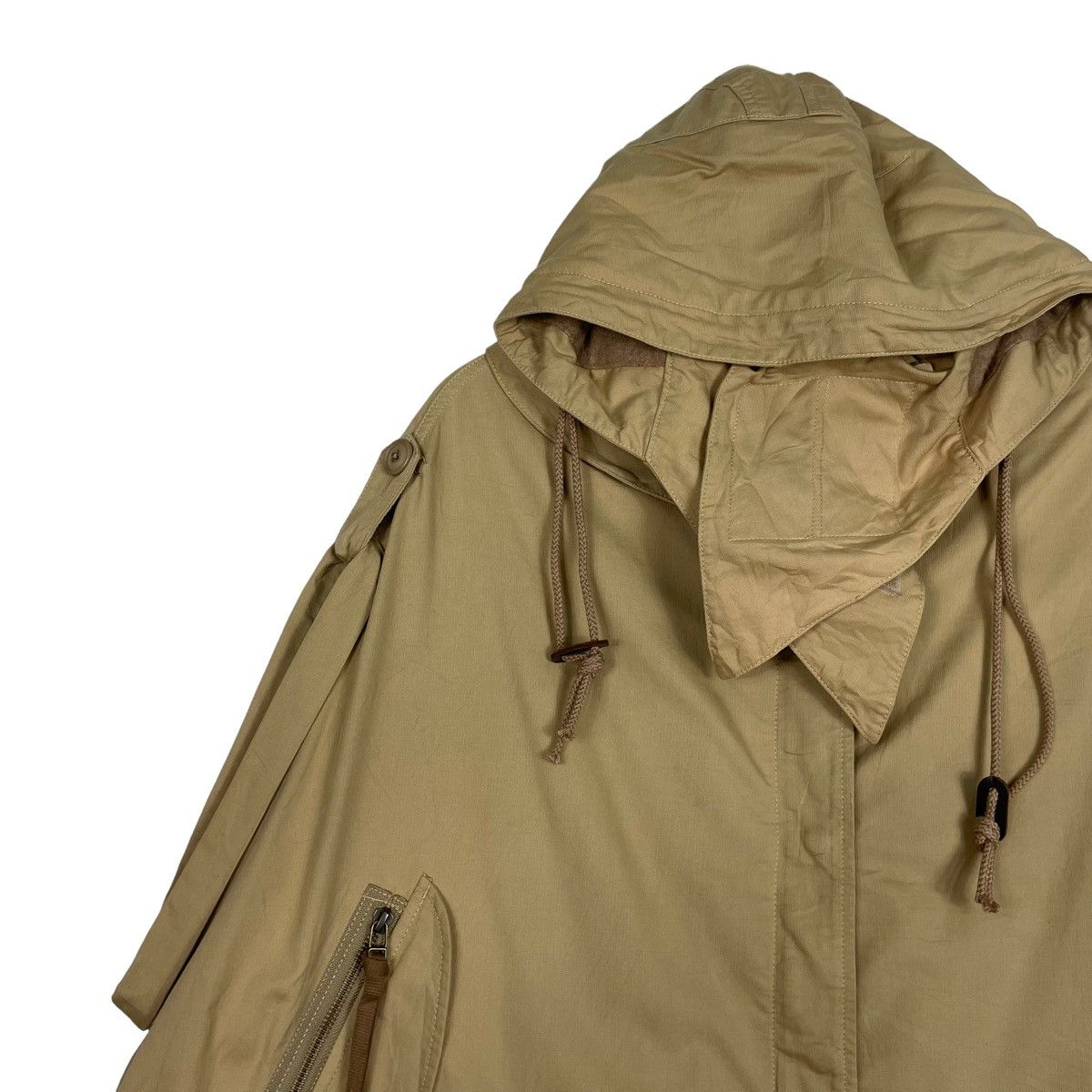 Avirex 💥AVIREX PONCHO WORM JACKET WITH HOODIE Size US M / EU 48-50 / 2 - 6 Thumbnail