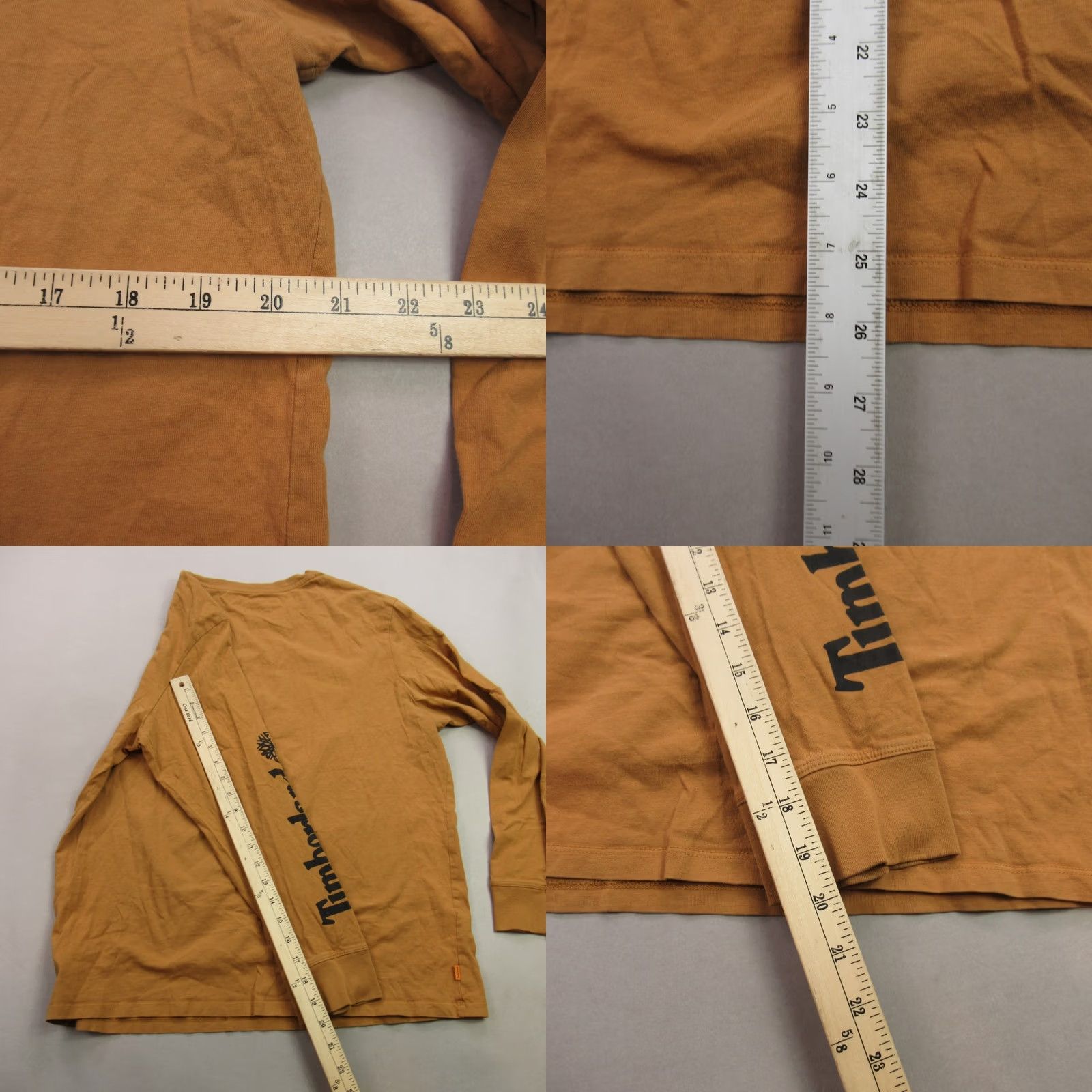 Timberland Timberland Shirt Mens Large Long Sleeve Crew Neck Brown Casual Lightweight Size US L / EU 52-54 / 3 - 8 Thumbnail
