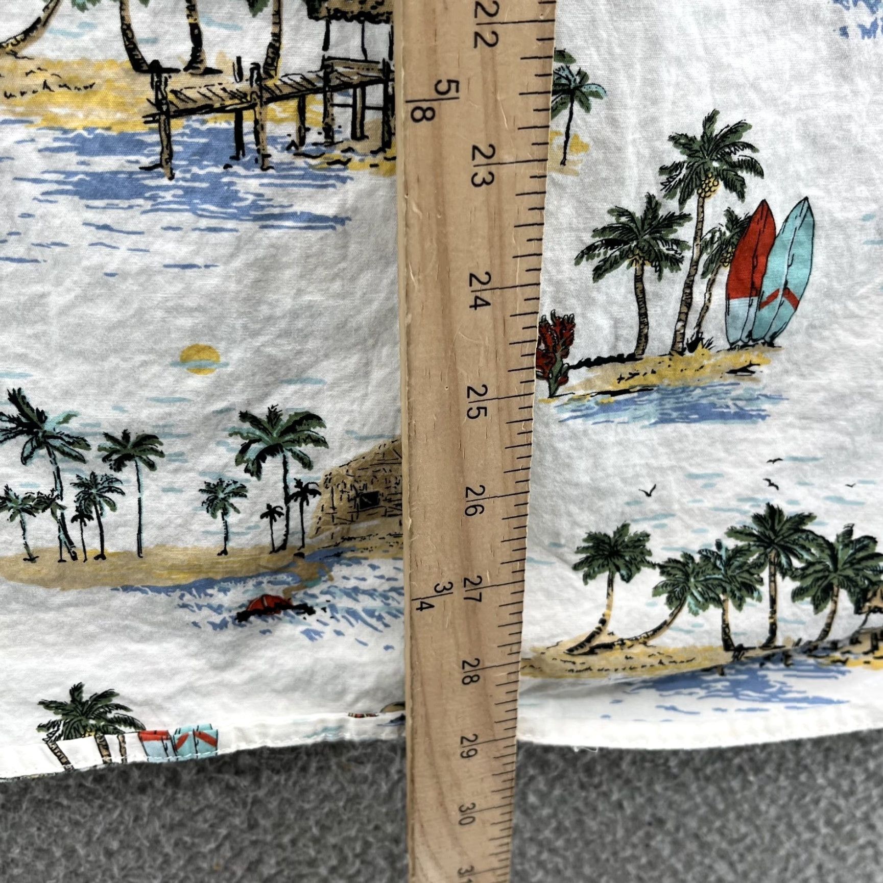 Vintage Nickle & Iron Hawaiian Shirt Mens XL White Palm Tree Surf Skate Y2K Preppy Beach Size US XL / EU 56 / 4 - 5 Thumbnail