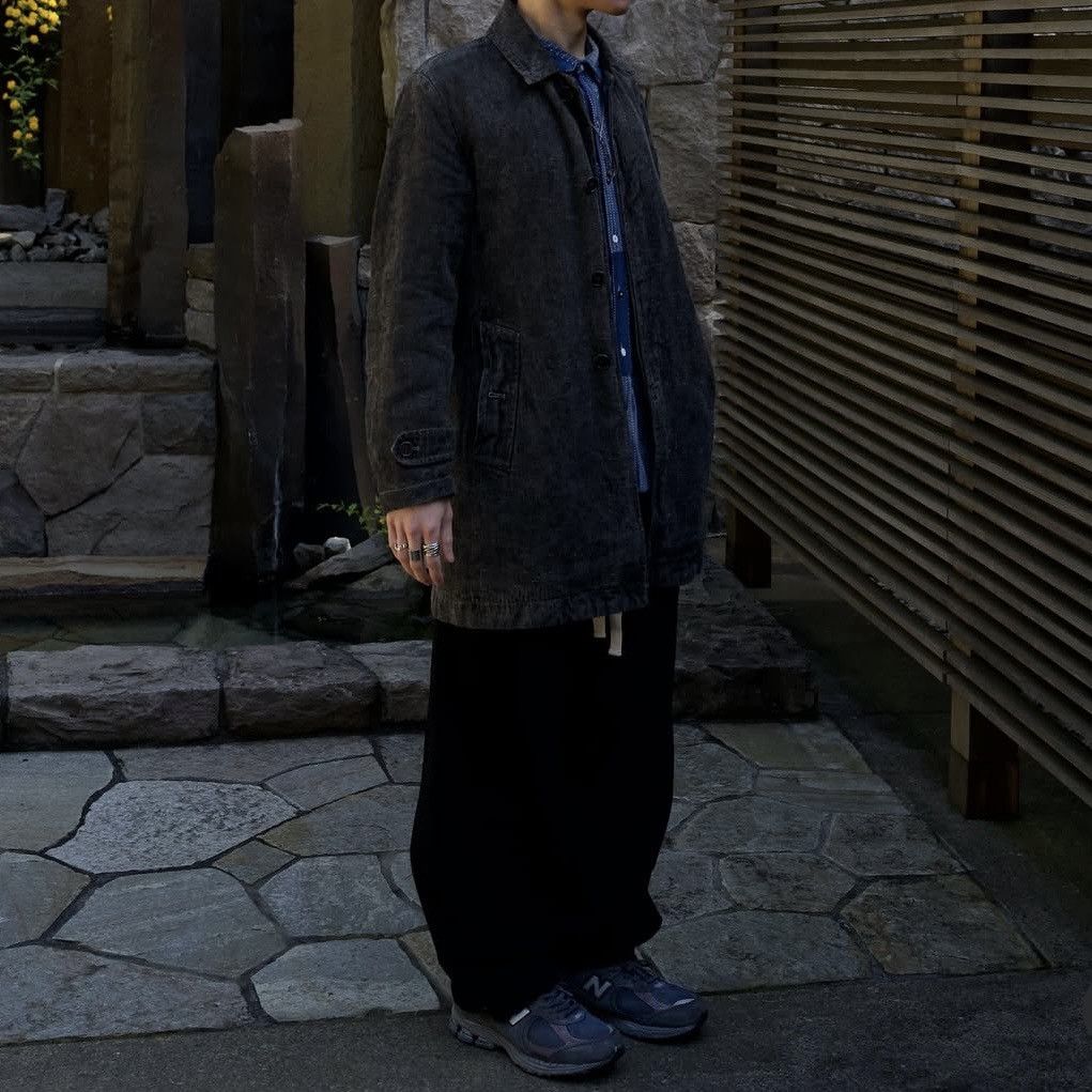 C.P. Company AW06 Tinto Terra Linen Herringbone Mac Coat mud earth dye Size US S / EU 44-46 / 1 - 13 Thumbnail
