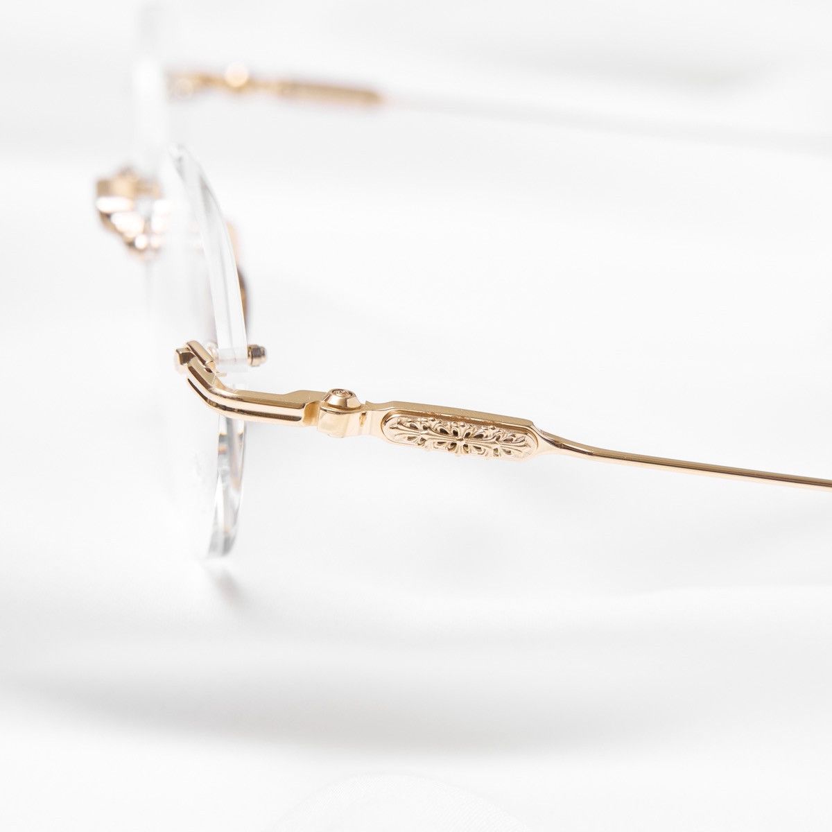 Chrome Hearts CHROME HEARTS SOFFFFFFFFERS I GOLD PLATED GLASSES Size ONE SIZE - 4 Thumbnail