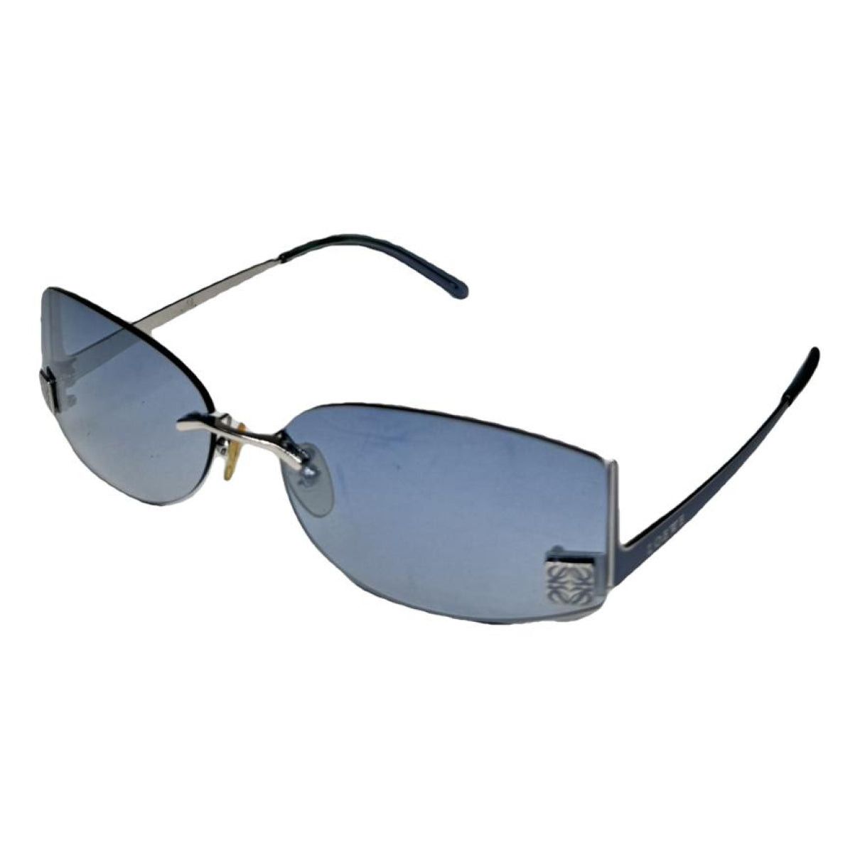 Loewe Blue Metal Sunglasses Size ONE SIZE - 1 Thumbnail