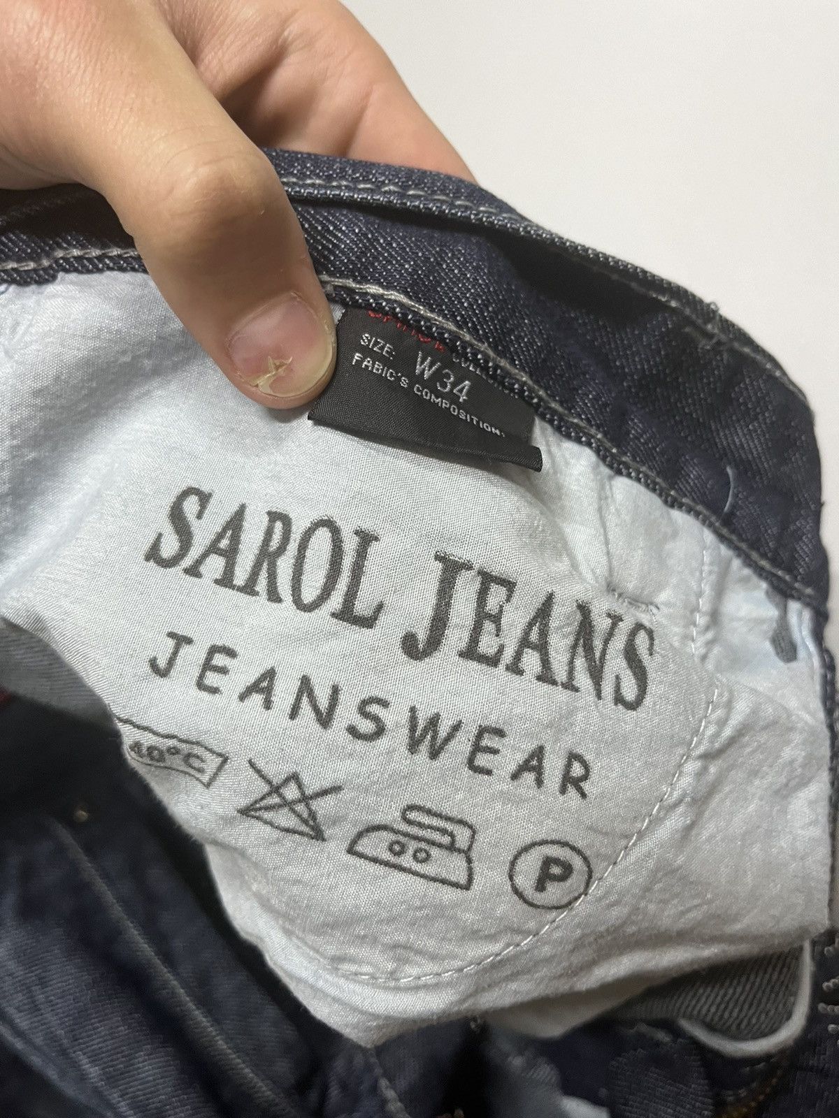 Japanese Brand Avant Garde Japanese Style Ed Hardy Sarol Jeans Size US 34 / EU 50 - 7 Thumbnail
