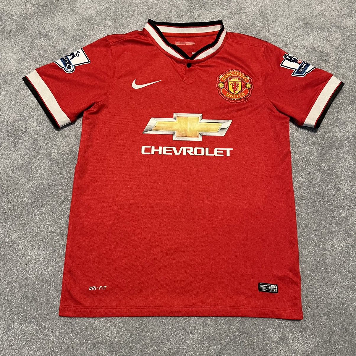 Nike Nike Manchester United Angel Di Maria Home Soccer Jersey #7 Size US S / EU 44-46 / 1 - 2 Thumbnail