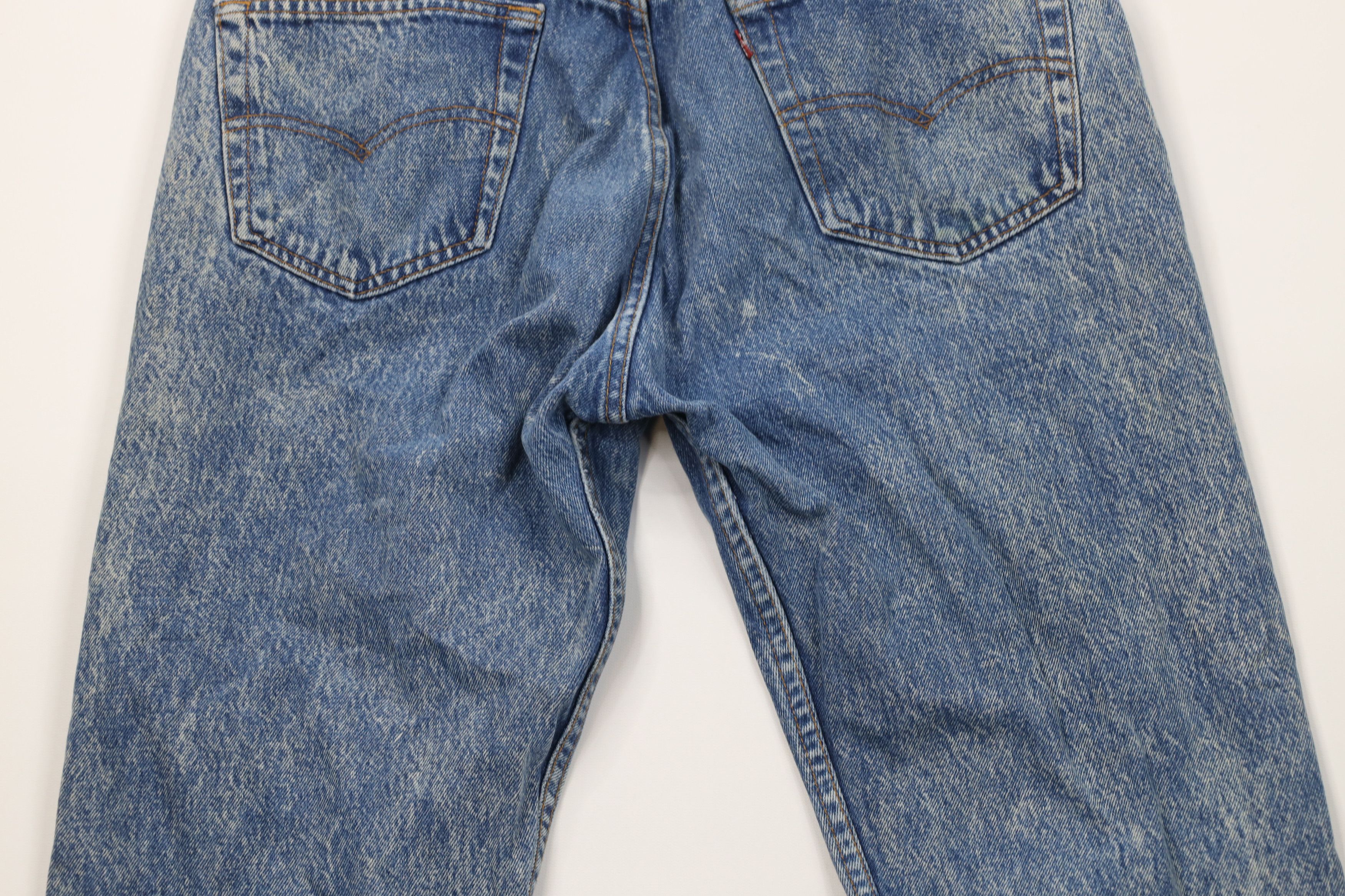 Levi's Vintage 80s Levis 501xx Wash Straight Leg Jeans Blue USA Size US 32 / EU 48 - 12 Thumbnail