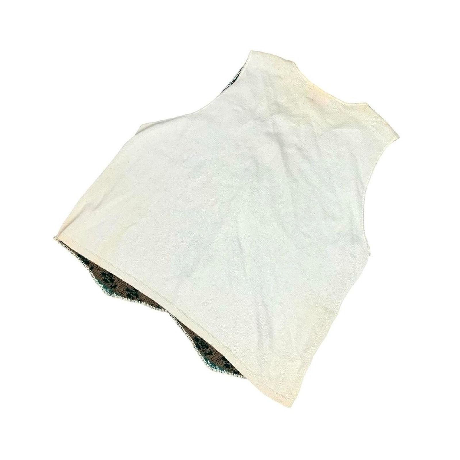 Vintage Vintage 90s Coquette Knit Cardigan Sweater vest Size XL / US 12-14 / IT 48-50 - 4 Thumbnail