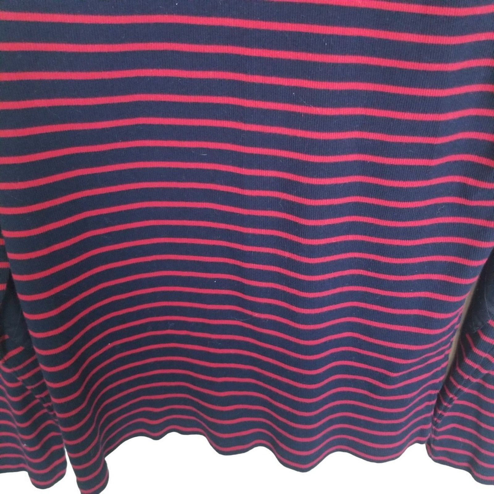 Lauren Ralph Lauren Lauren Ralph Lauren Womens Striped Sweater XL Elbow Patch Size XL / US 12-14 / IT 48-50 - 3 Thumbnail