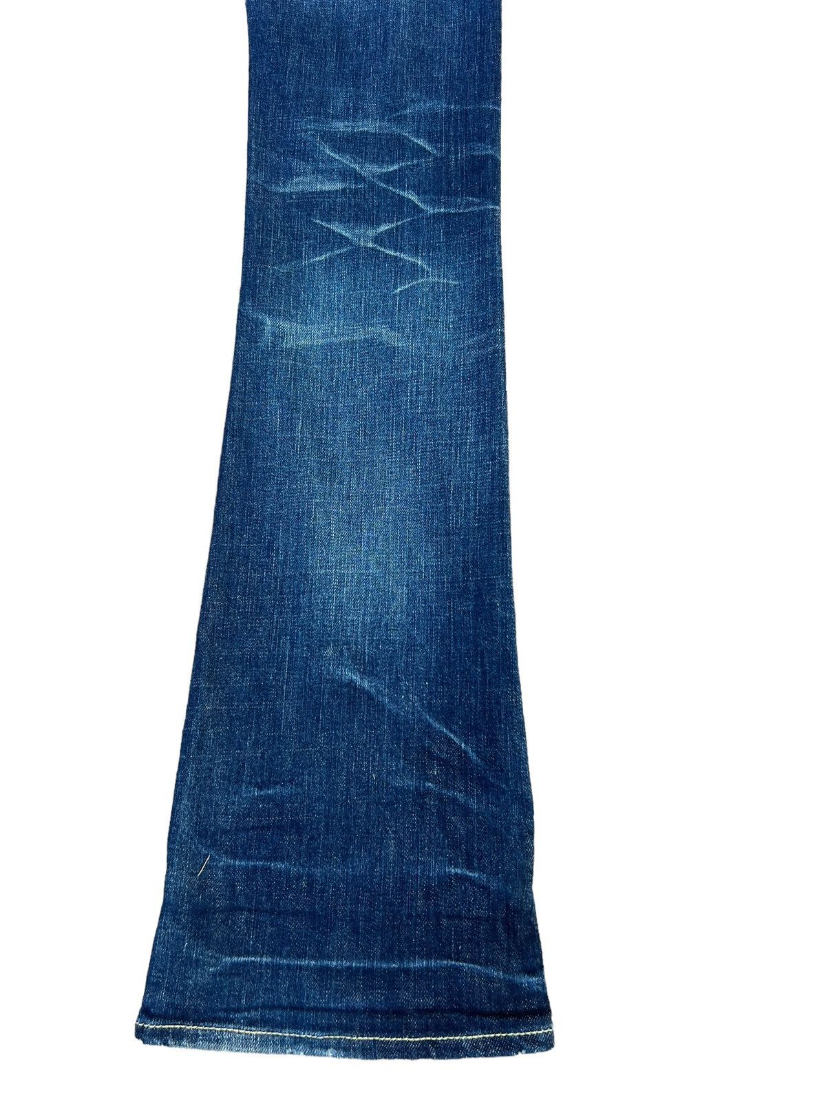 20471120 RICO Japan Fade Blue Denim Bootcut Jeans Size US 29 - 17 Thumbnail