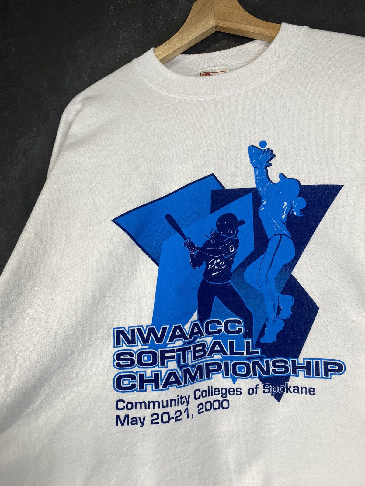 Vintage 2000s Spokane Softball Championship Crewneck Size US XL / EU 56 / 4 - 2 Thumbnail