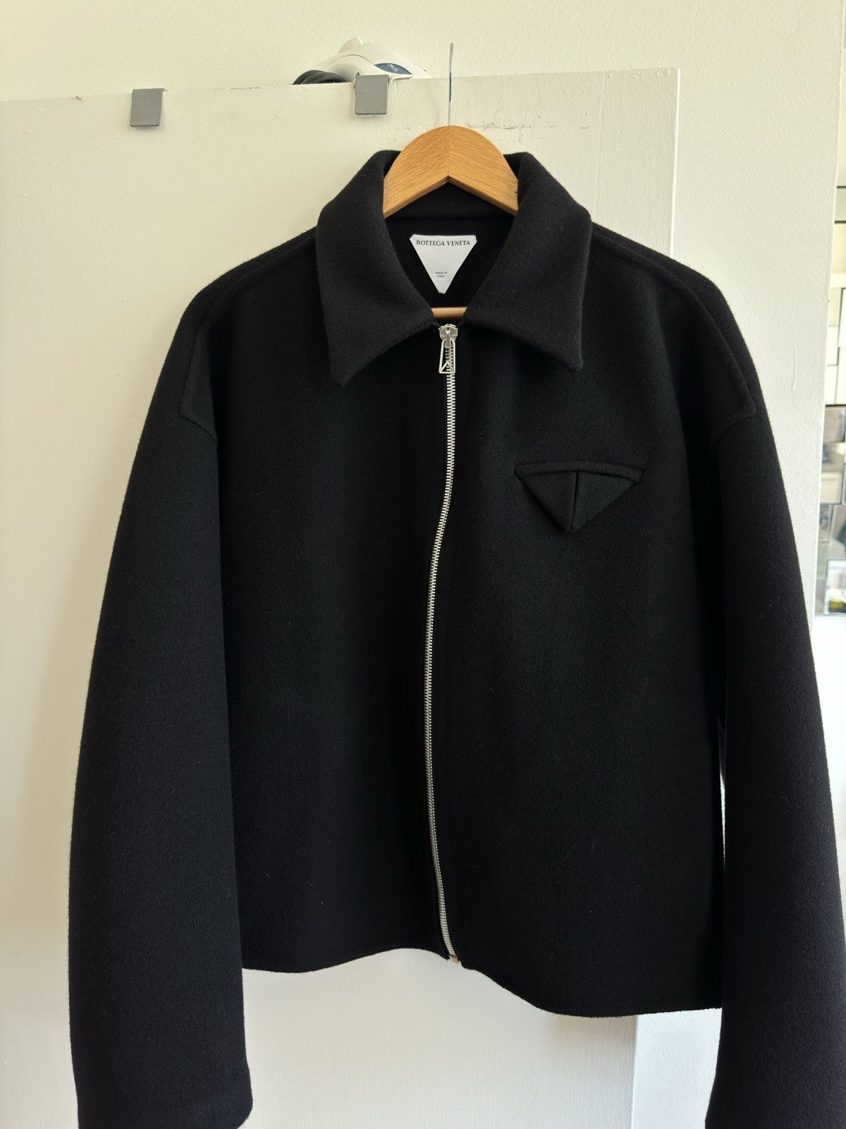 Bottega Veneta Black Cropped Cashmere Wool Jacket | Grailed