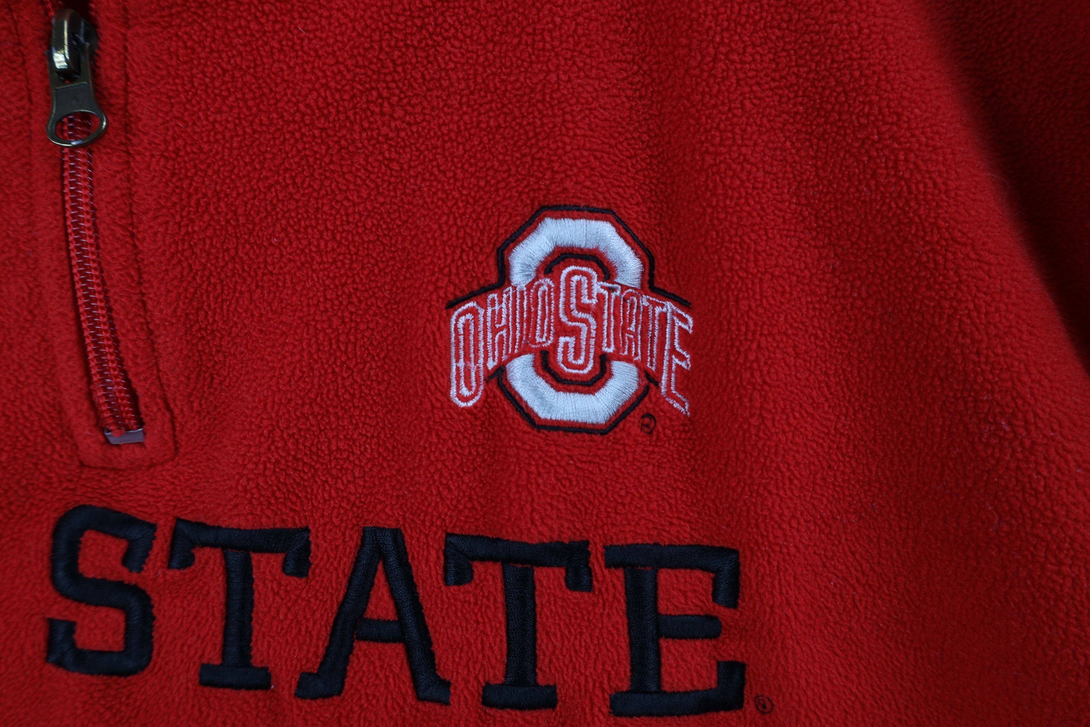 Vintage Vintage Ohio State University Half Zip Pullover Sweater Size US L / EU 52-54 / 3 - 5 Thumbnail