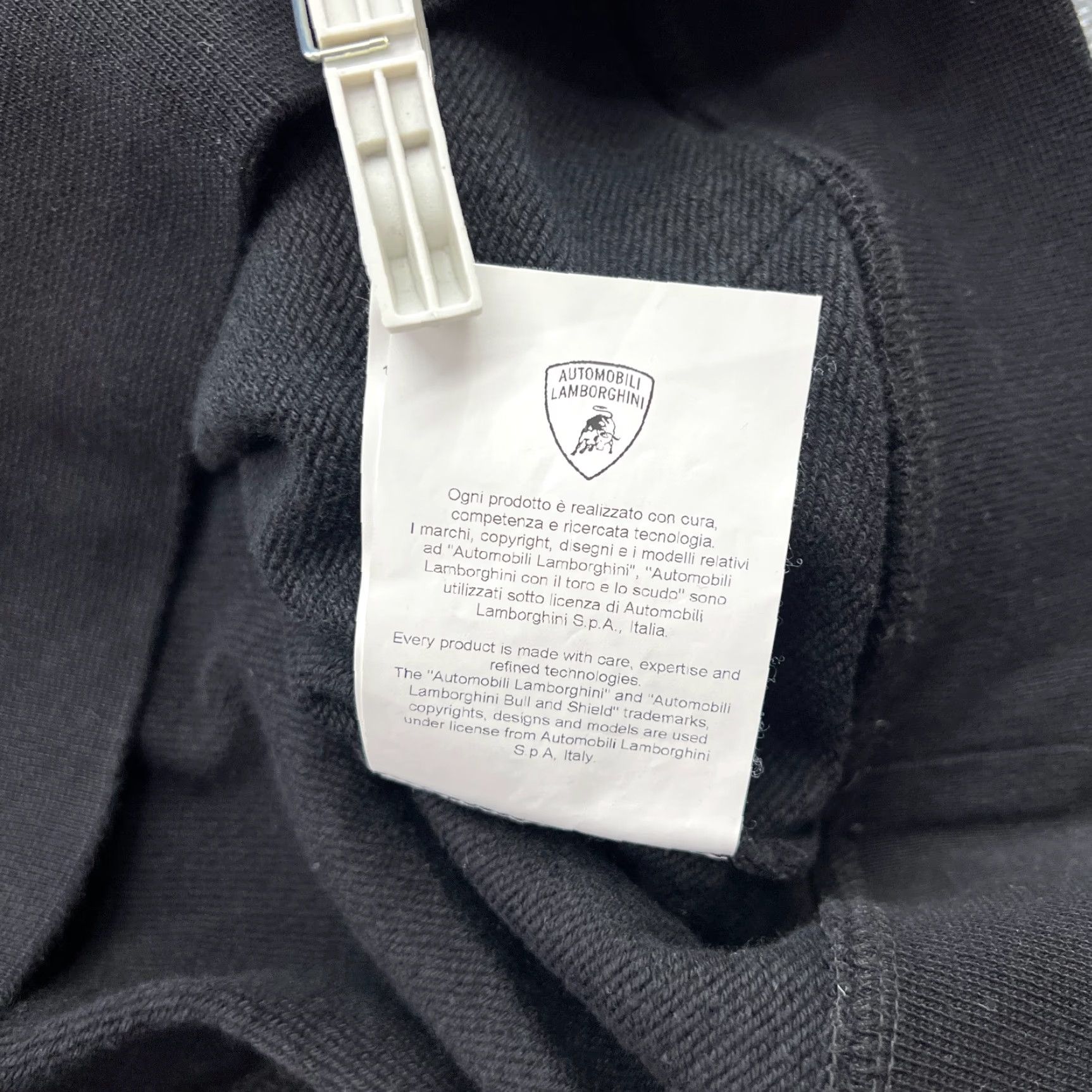 Lamborghini Automobili Lamborghini Hoodie Mens Medium Black Sweatshirt Hooded Size US M / EU 48-50 / 2 - 7 Thumbnail