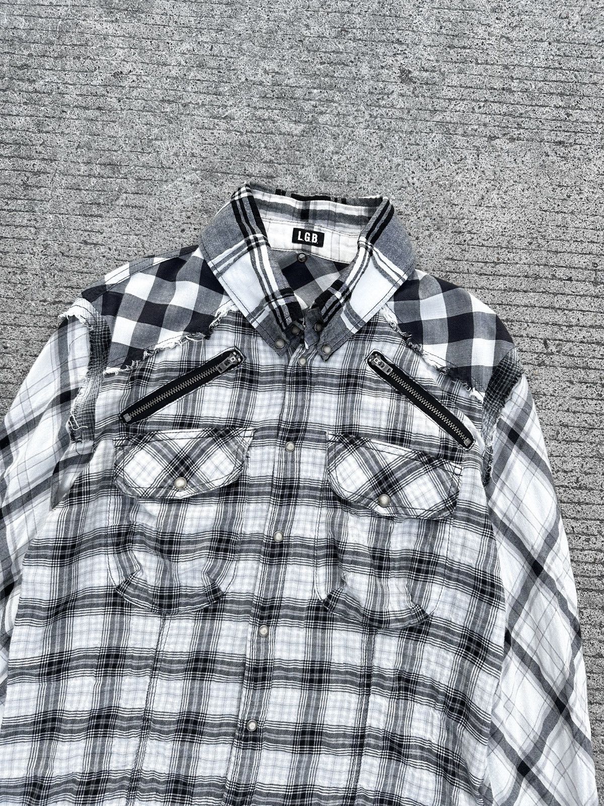 If Six Was Nine × Japanese Brand × Le Grande Bleu (L.G.B.) L.G.B. If Six Was Nine Grunge Shirts Size US S / EU 44-46 / 1 - 7 Thumbnail