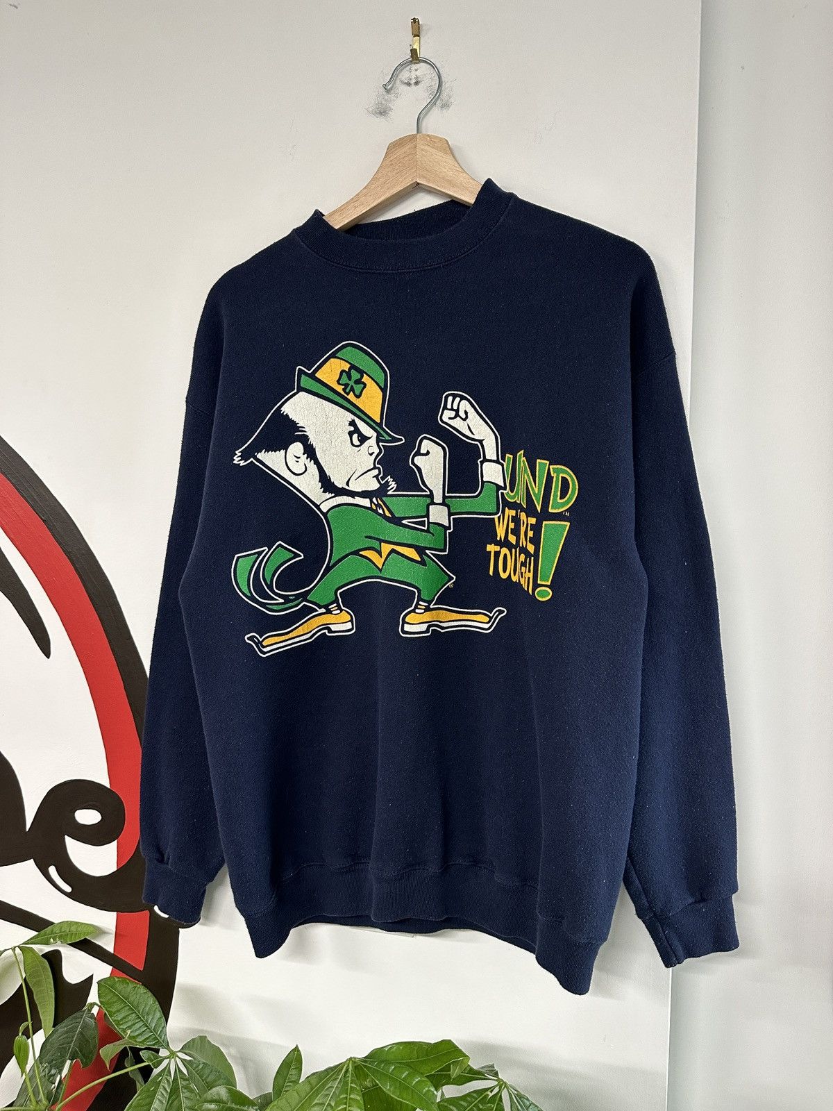 Vintage 90s Collegiate Notre Dame Fighting Irish Sweater