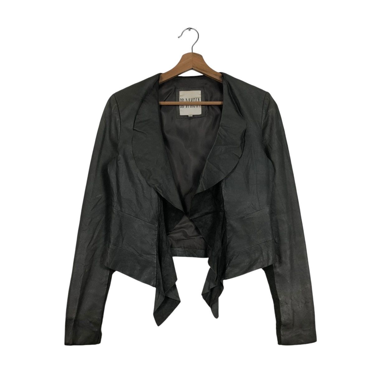 Japanese Brand 🔥VTG CROPPED BIKER LEATHER JACKET BB DAKOTA 14th ADDICTION Size US S / EU 44-46 / 1 - 3 Thumbnail