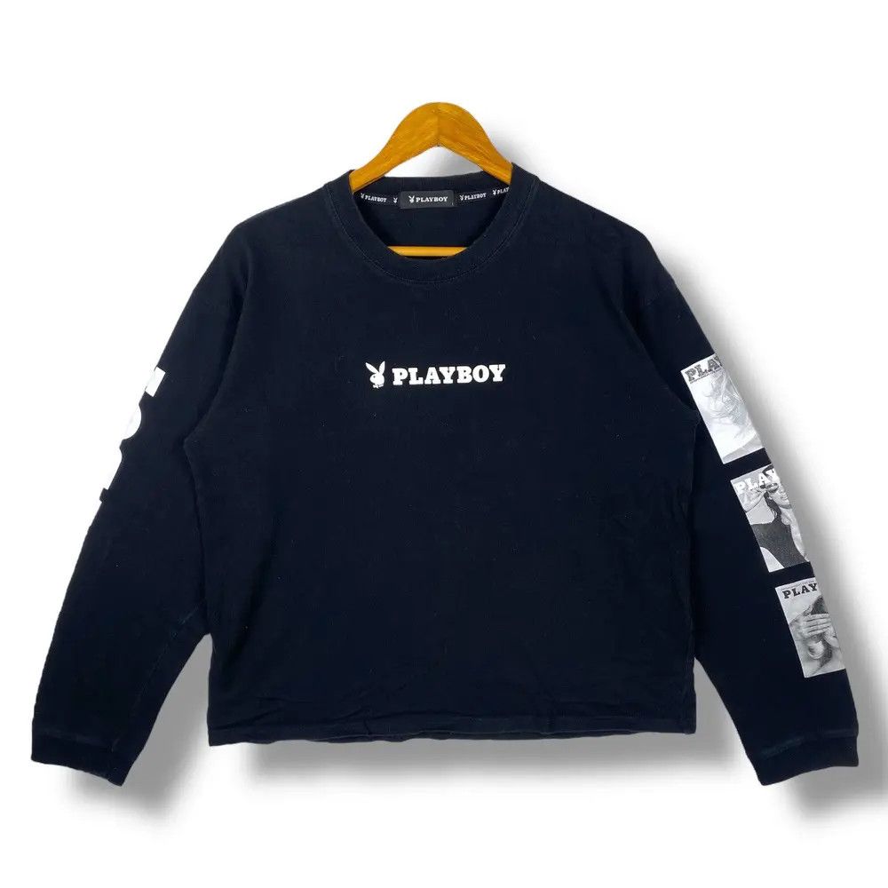 Playboy PLAYBOY Magazine Cover Graphic Long Sleeve Women Tee Shirt Size US L / EU 52-54 / 3 - 1 Thumbnail