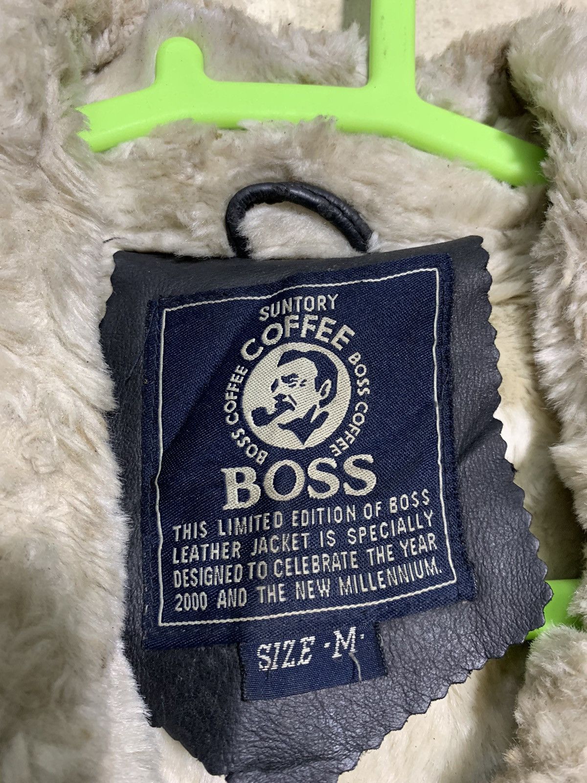 Vintage 🔥LTD EDITIONS 00 SUNTORY BOSS COFFEE LEATHER JACKET Size US M / EU 48-50 / 2 - 8 Thumbnail