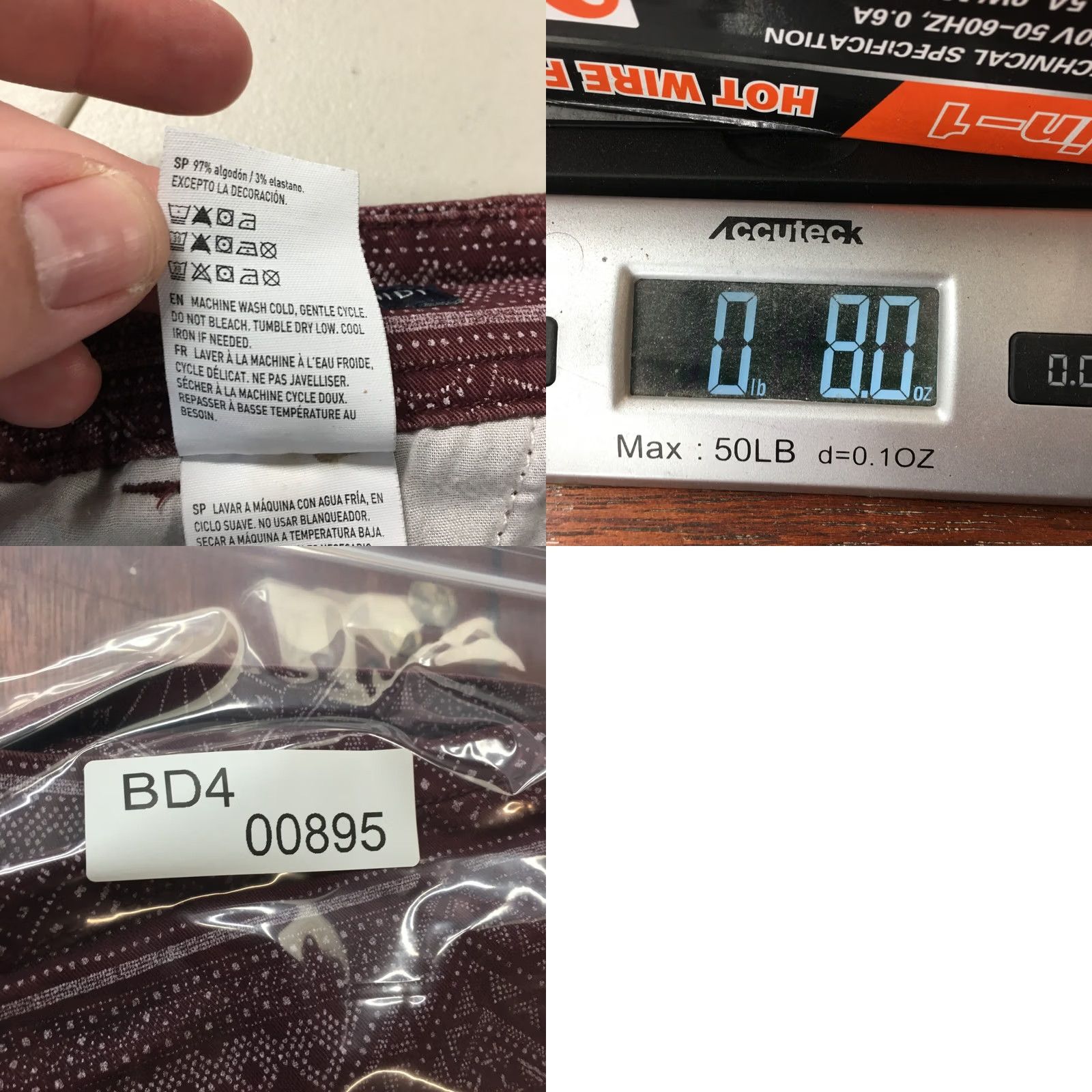American Eagle Outfitters American Eagle Outfitters Burgundy Fair Isle Stretch Chino Shorts Womens 4 (Actual 31X4.5) Size 4 Cotton Blend Size 27" / US 4 / IT 40 - 10 Thumbnail