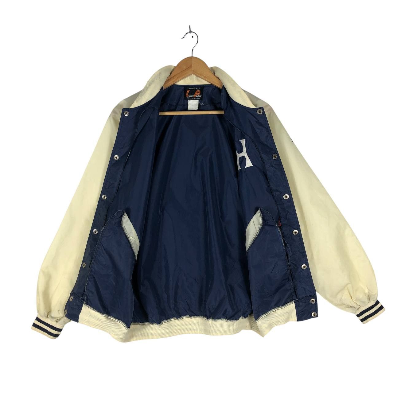 Japanese Brand × Vintage Vintage Original Wear Lucky Prince Varsity Satin Jacket Size US M / EU 48-50 / 2 - 5 Thumbnail
