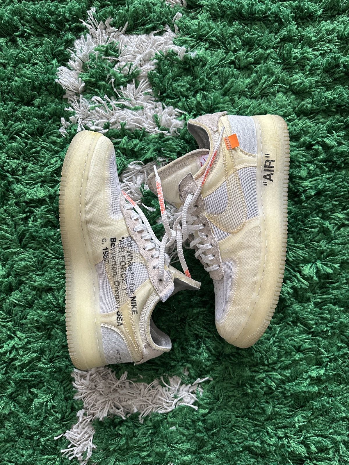 Nike × Off-White Nike Off White Air Force 1 OG “The Ten” Size US 10 / EU 43 - 3 Thumbnail