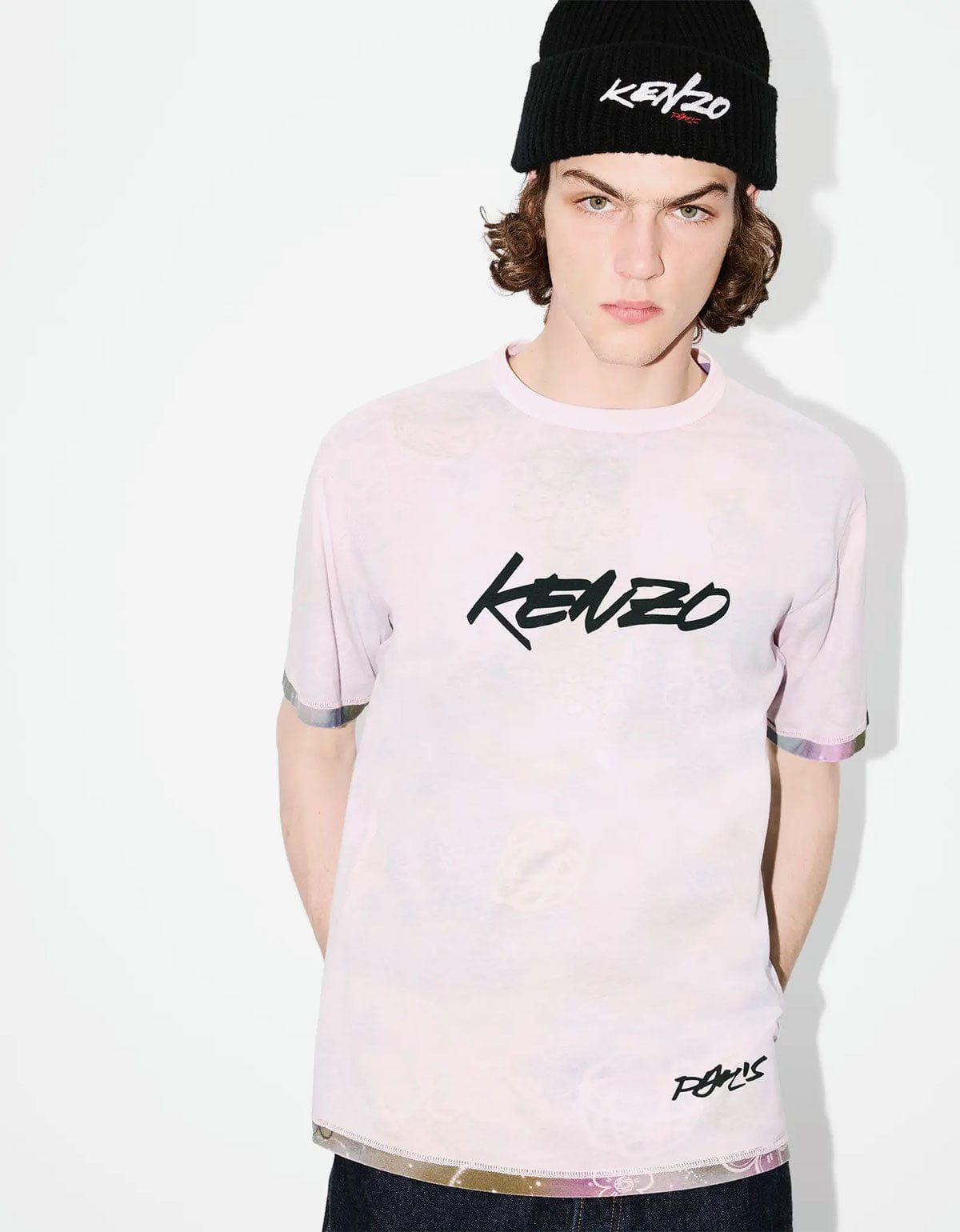 Kenzo Kenzo x Futura 2000 Pink Reversible T-Shirt Size US XL / EU 56 / 4 - 5 Thumbnail