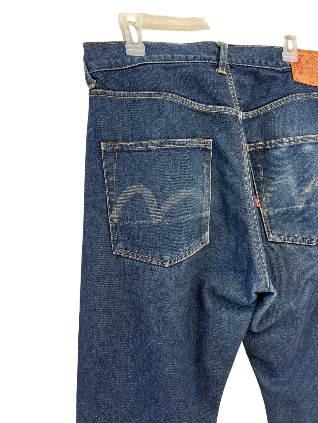 Evisu RARE!!! Vintage 90s Evisu Evis Mud Blue Denim Jeans Size US 32 / EU 48 - 7 Thumbnail