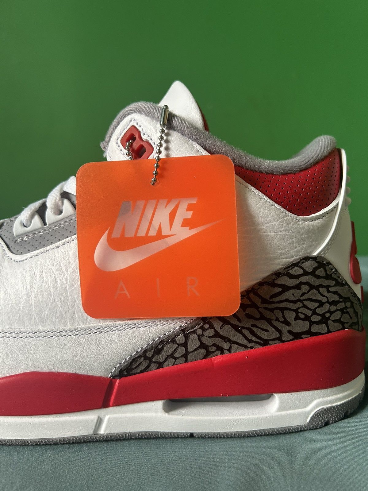 Jordan Brand Nike Air Jordan 3 Fire Red 2022 Size US 12 / EU 45 - 7 Thumbnail