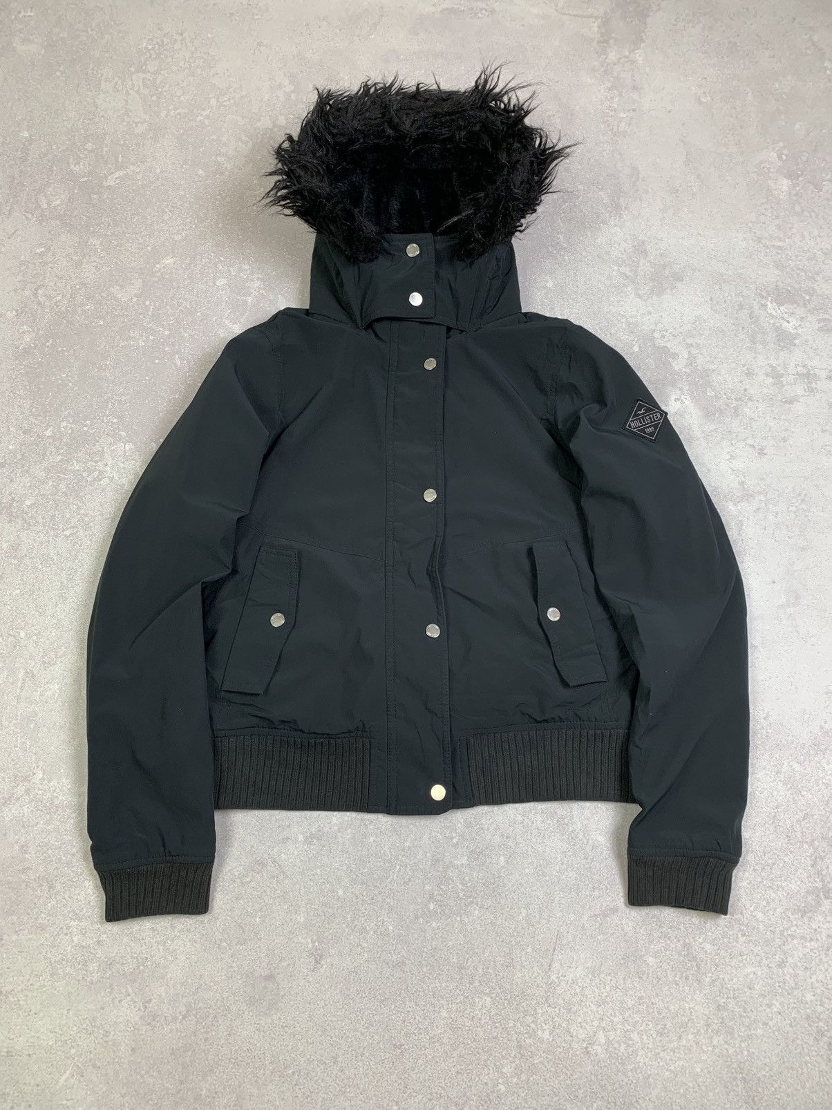 If Six Was Nine Hollister Y2K faux fur jacket LGB Goa Playboi styled Size S / US 4 / IT 40 - 2 Thumbnail