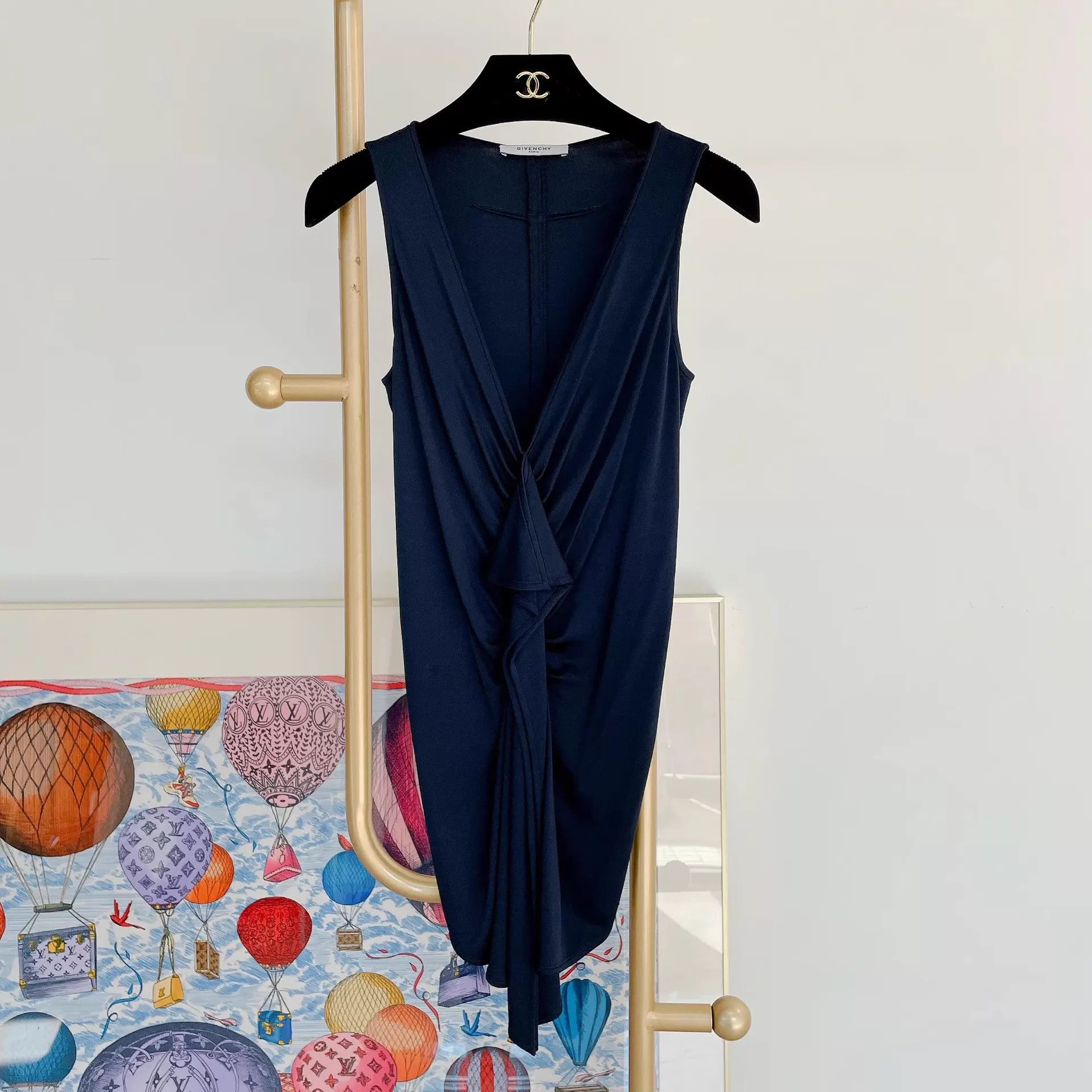 Givenchy Givenchy blue sleeveless XS dress Size XS / US 0-2 / IT 36-38 - 1 Thumbnail