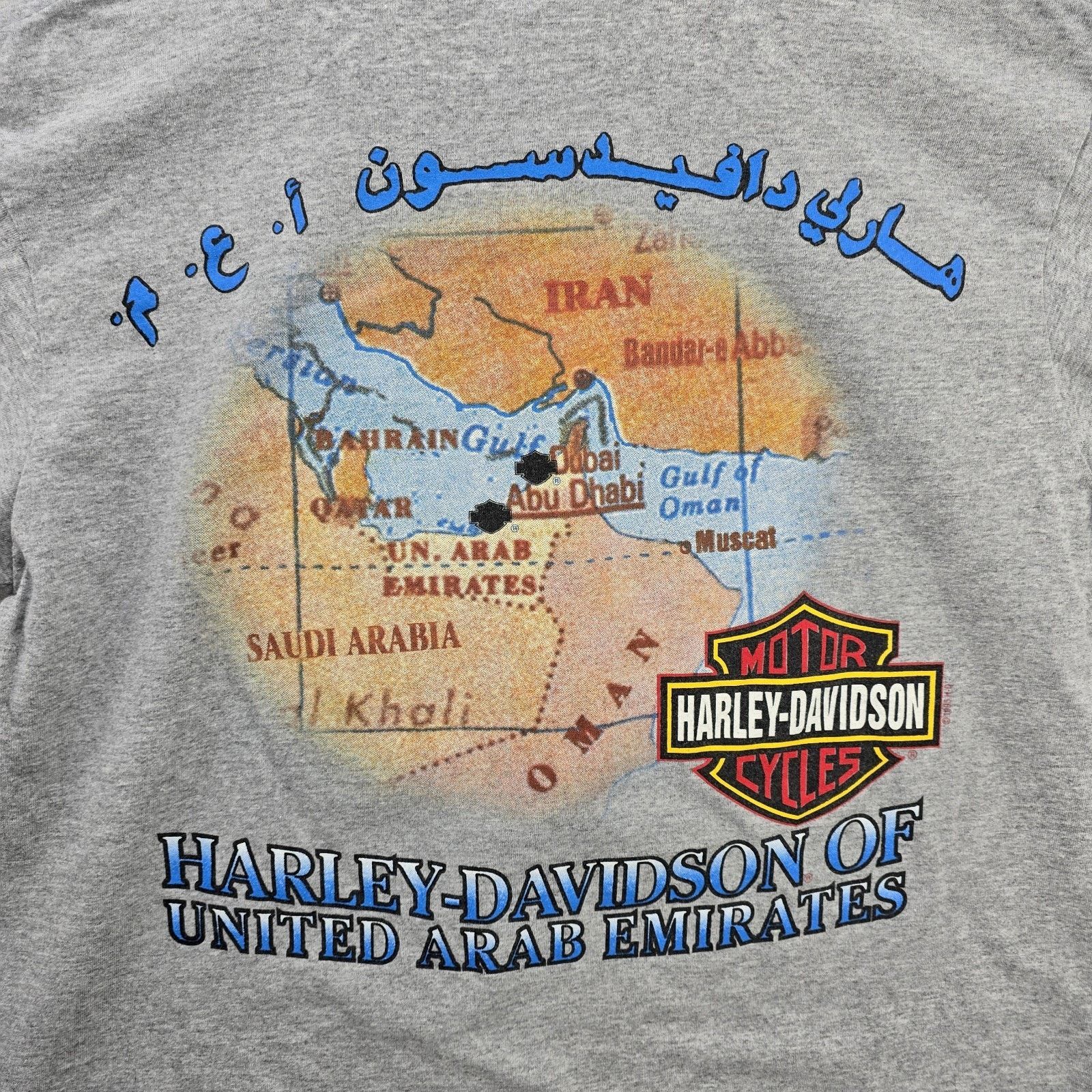 Harley Davidson Vintage Harley Davidson Shirt Large United Arab Emirates 90s Size US L / EU 52-54 / 3 - 7 Thumbnail