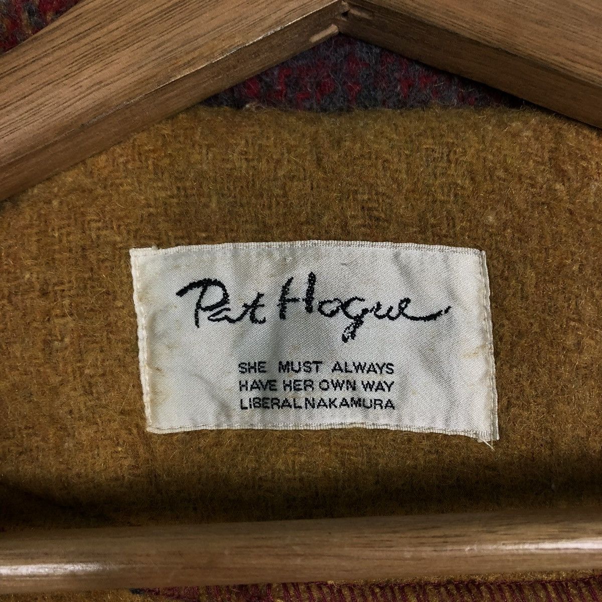 Japanese Brand 🔥VINTAGE BIKER WOOL JACKET PAT HOGUE TARTAN DESIGN Size US M / EU 48-50 / 2 - 17 Thumbnail