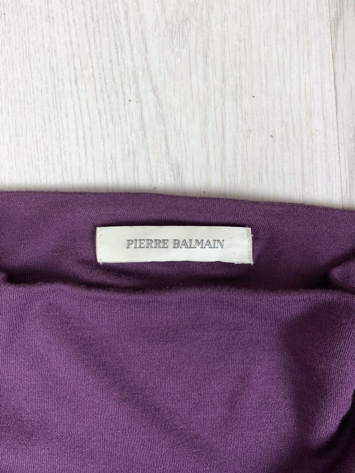 Pierre Balmain Pierre Balmain Womens Long Sleeve Purple Dress Size IT 40 Size S / US 4 / IT 40 - 5 Thumbnail