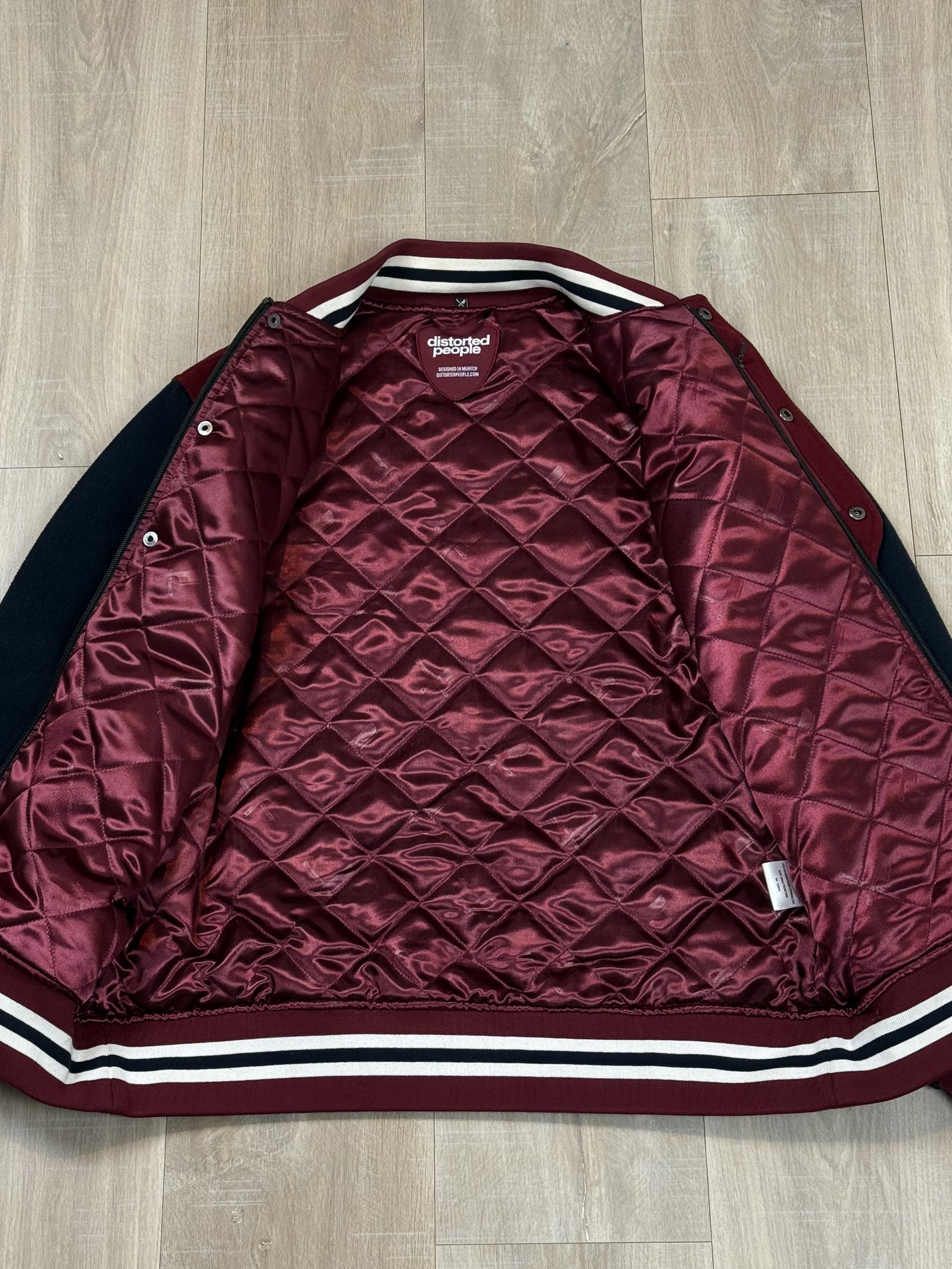 Vintage Distorted People Bomber Jacket Wool Size L Size US L / EU 52-54 / 3 - 6 Thumbnail