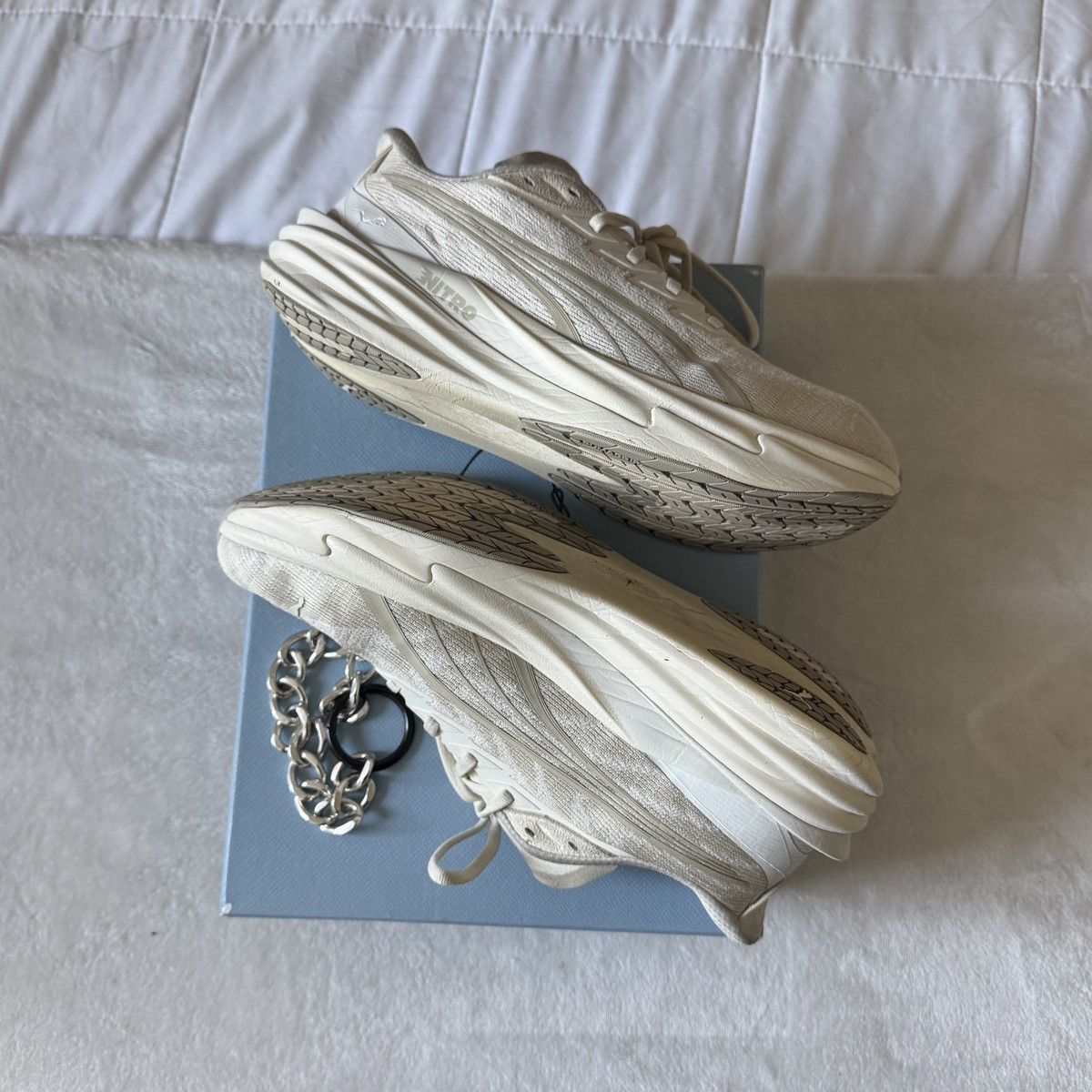 Puma Puma White Sneakers w/ Prada Box Size US 10 / EU 43 - 7 Thumbnail