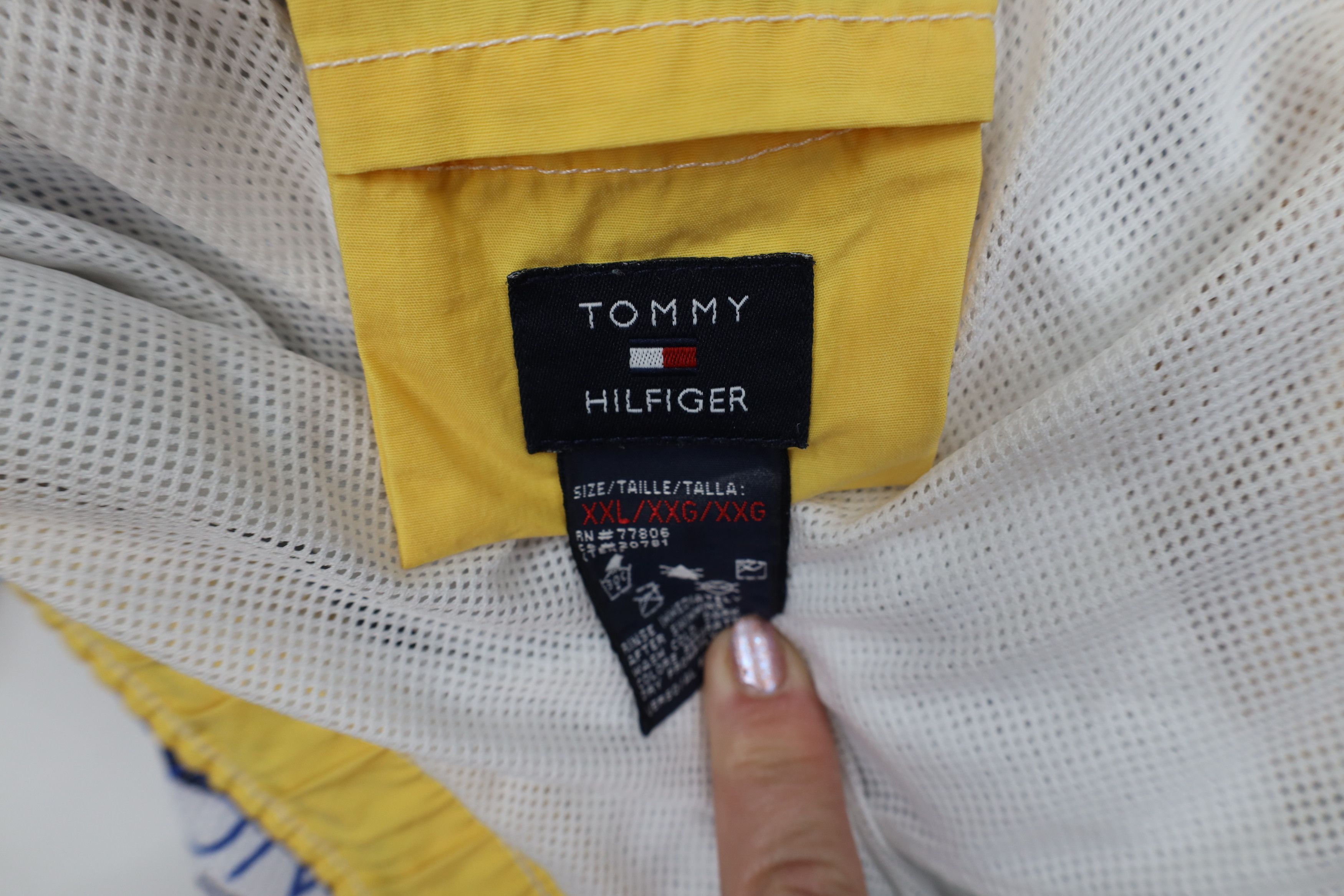 Tommy Hilfiger Vintage 90s Tommy Hilfiger Stars Striped Lined Shorts Trunks Size US 38 / EU 54 - 8 Thumbnail
