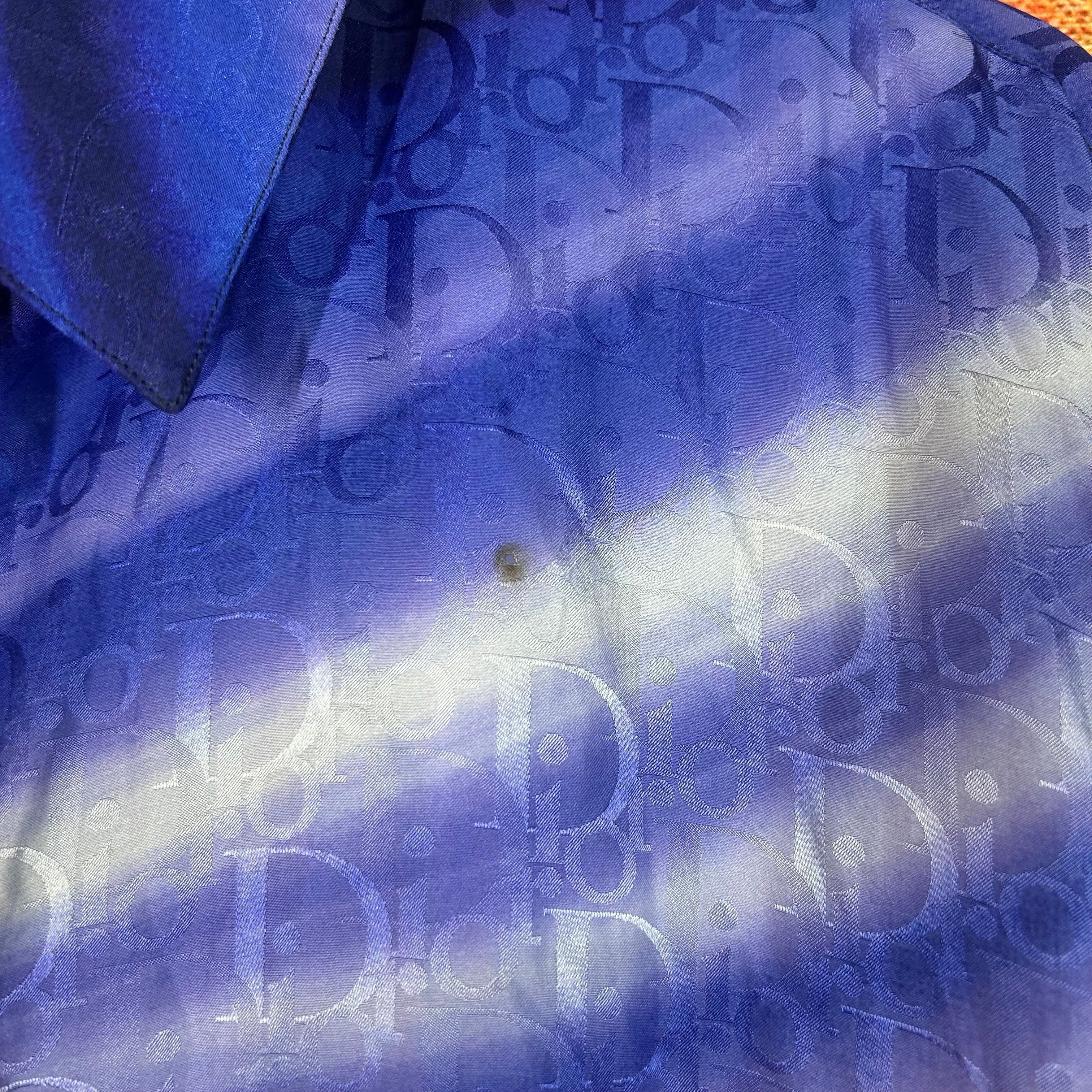 Dior NWT Dior Kenny Scharf Oblique Button Up Shirt Size 45 / 2XL Size US XXL / EU 58 / 5 - 7 Thumbnail
