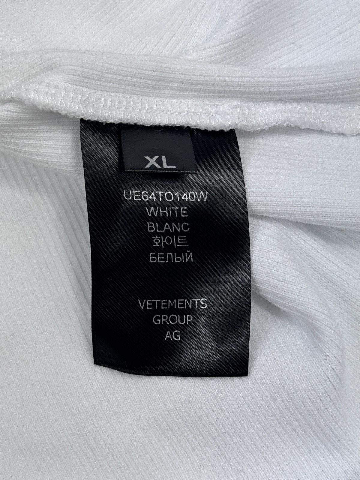 Vetements LOGO EMBROIDERED TANK TOP Size XL / US 12-14 / IT 48-50 - 8 Thumbnail