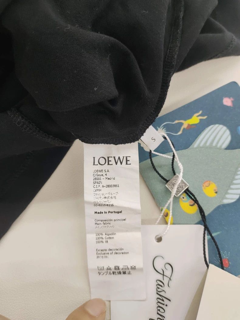 Loewe LOEWE Irregular embroidered logo short sleeves Size S / US 4 / IT 40 - 4 Thumbnail