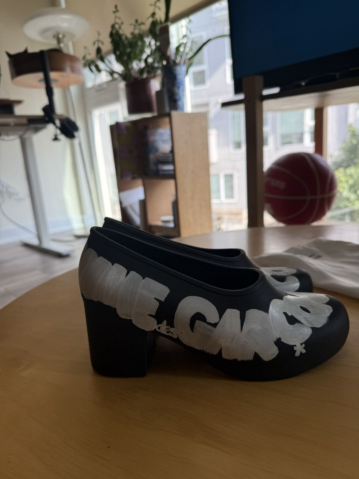 Comme des Garcons Comme des Garçons + Melissa Logo Matte PVC Heels Size US 6 / IT 36 - 3 Thumbnail